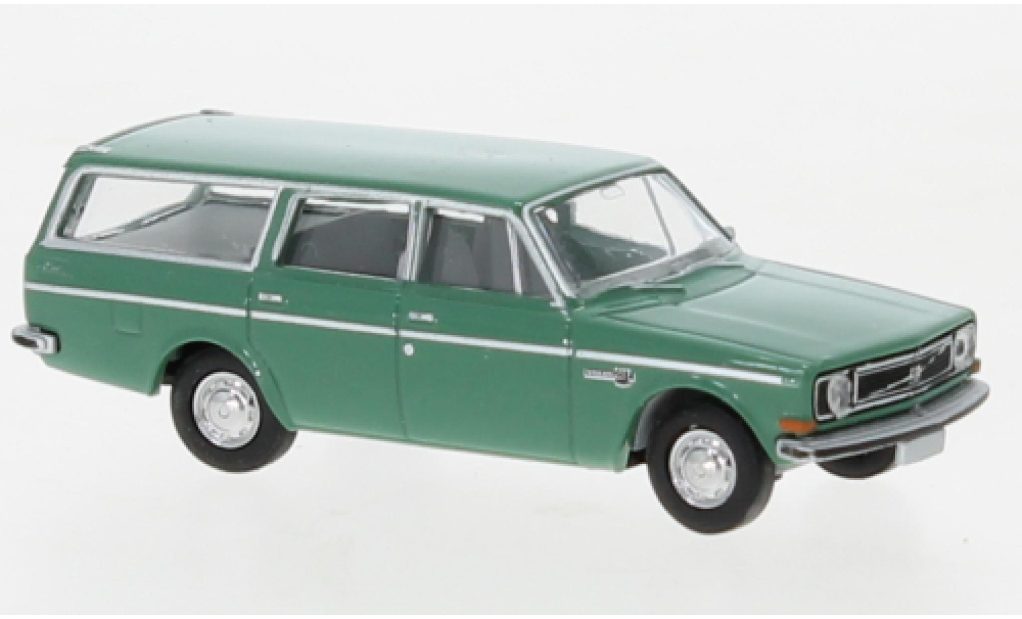 Volvo 145 1/87 Brekina camionnette verde 1971 modellino in miniatura