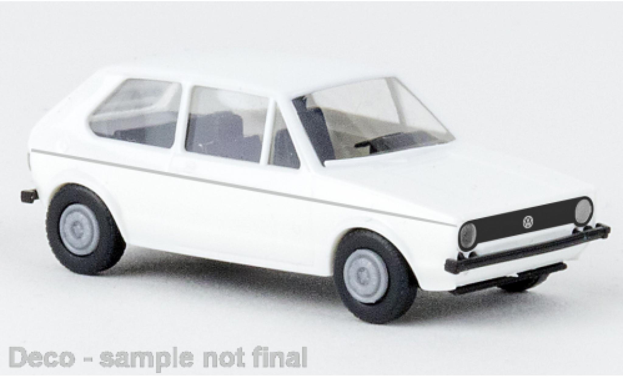 Volkswagen Golf 1/87 Brekina I bianco 1974 modellino in miniatura
