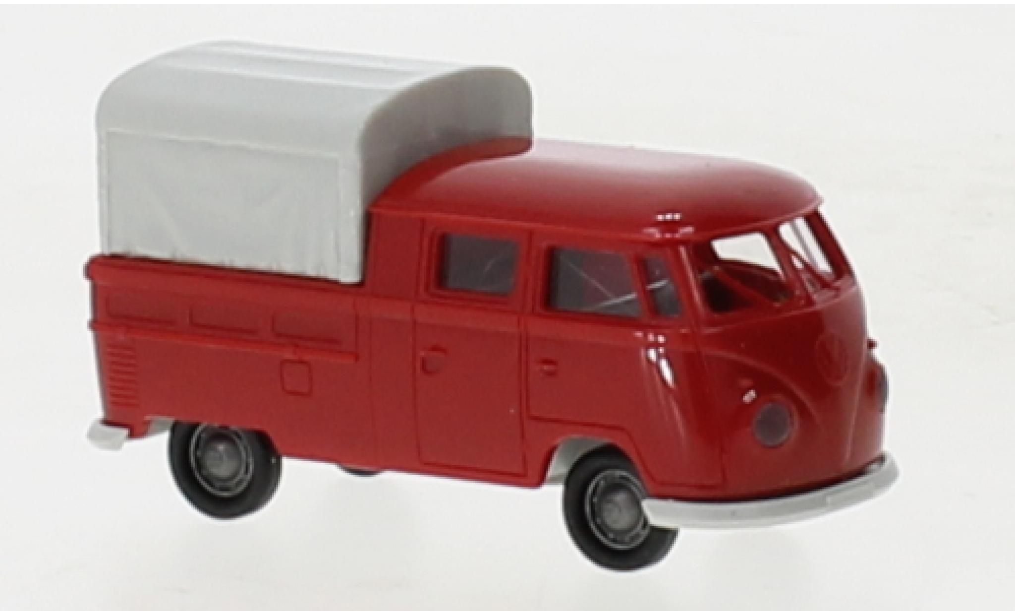 Volkswagen T1 1/87 Brekina b Doka rosso 1960 modellino in miniatura