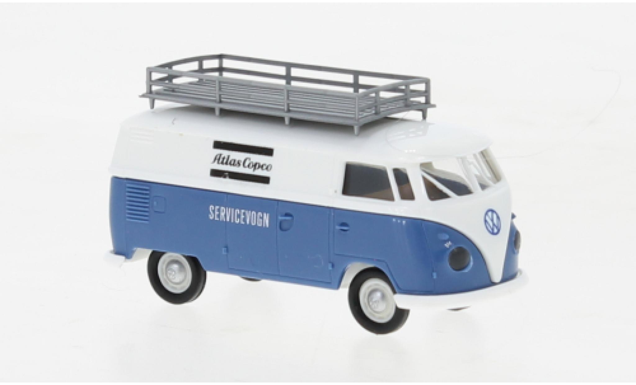 Volkswagen T1 1/87 Brekina b fourgon Atlas Copco 1960 modellino in miniatura