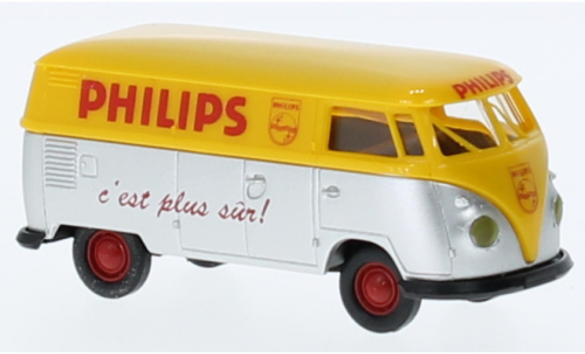 Volkswagen T1 1/87 Brekina b fourgon Philips Philips 1960 modellino in miniatura