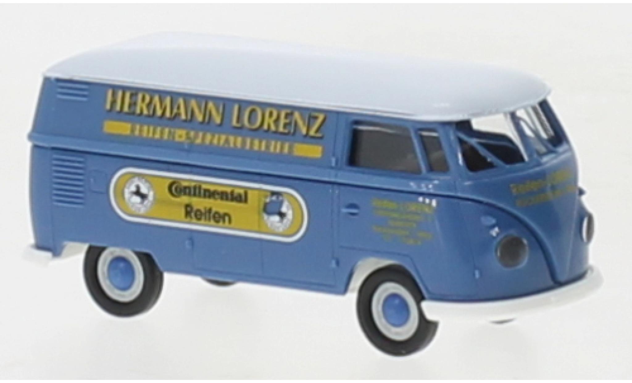 Volkswagen T1 1/87 Brekina b fourgon pneus Lorenz 1960 modellino in miniatura