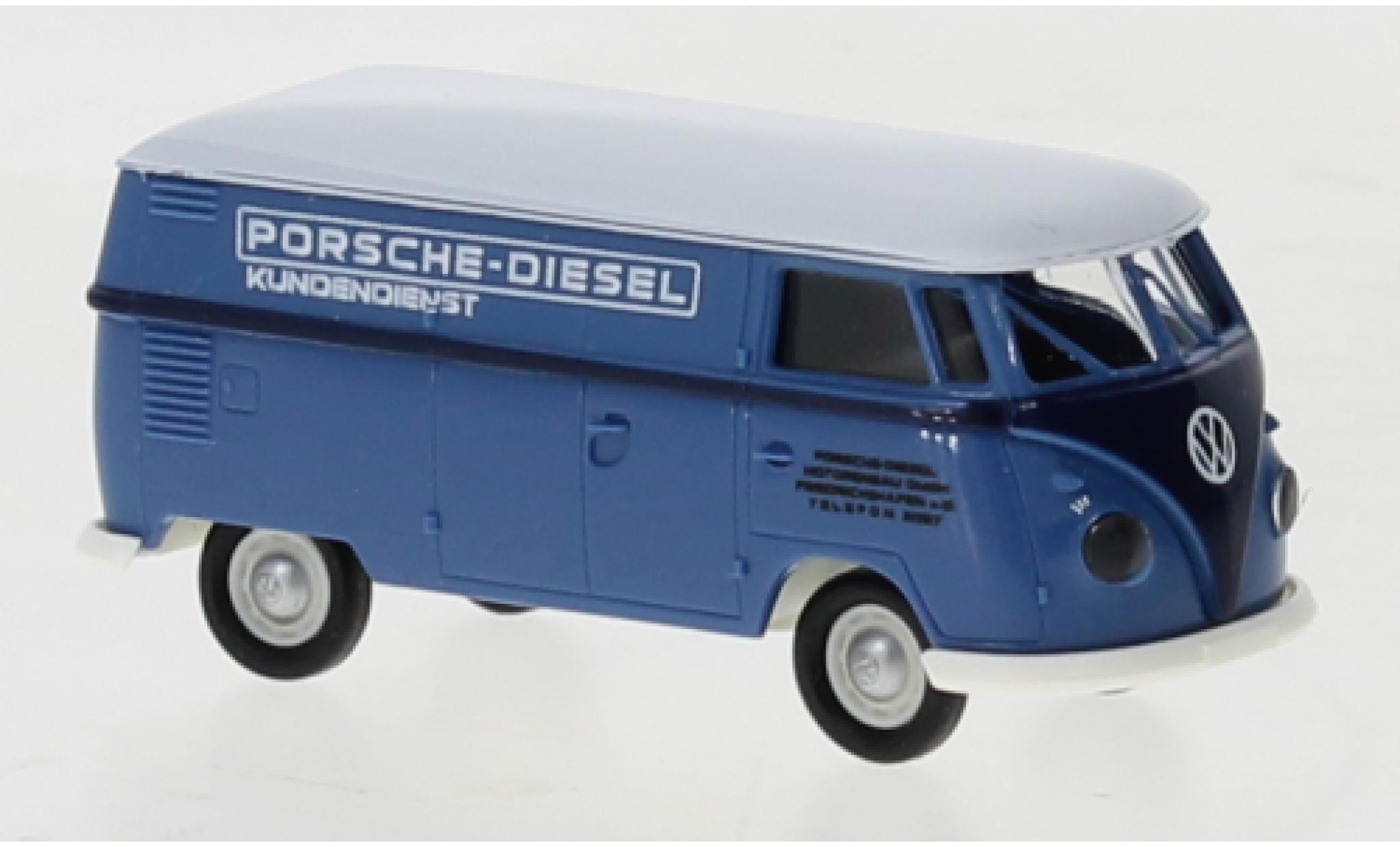 Volkswagen T1 1/87 Brekina b fourgon Porsche Diesel Porsche Diesel Service clients 1960 modellino in miniatura