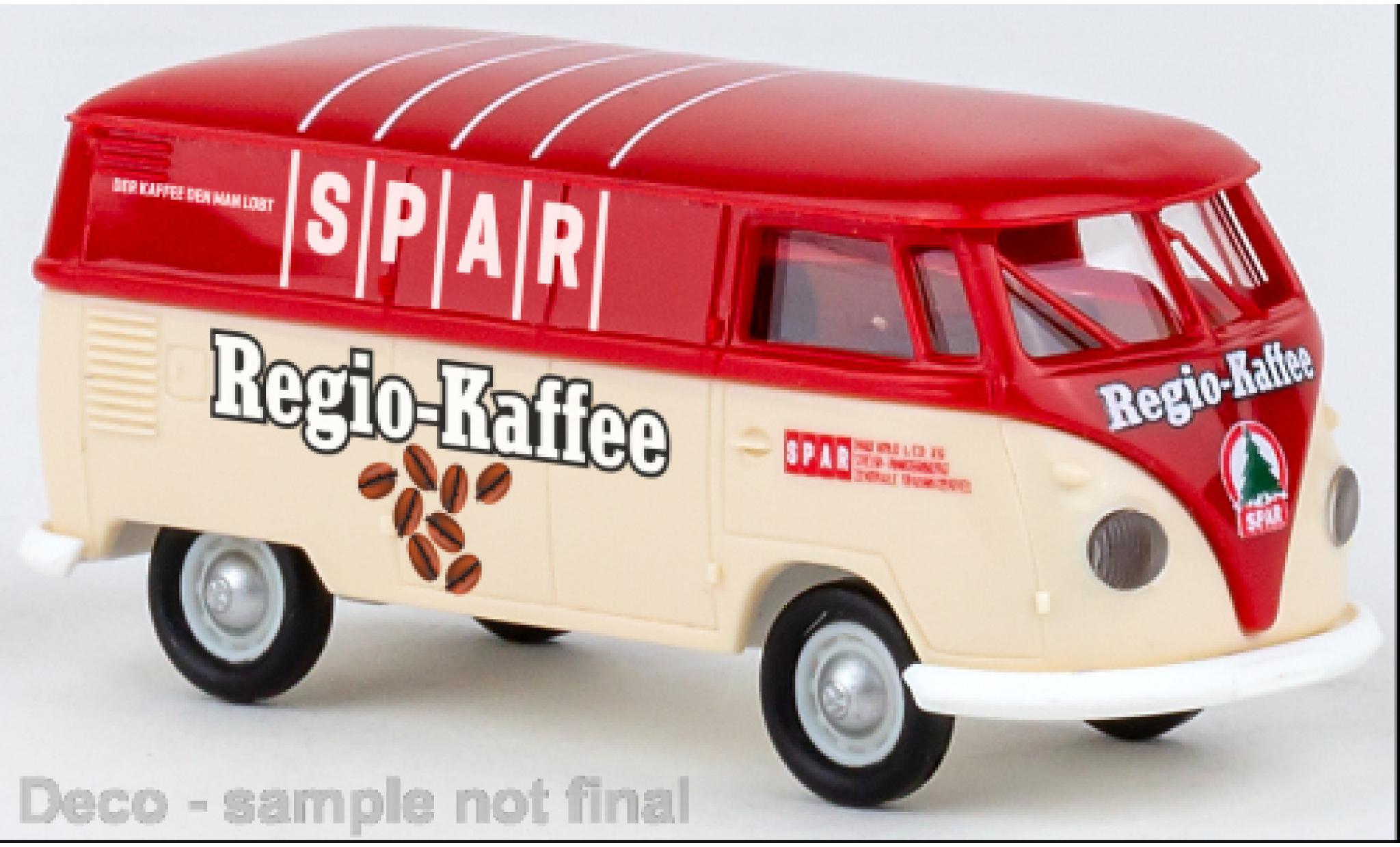 Volkswagen T1 1/87 Brekina b fourgon Spar regio Spar Regio-café 1960 modellino in miniatura