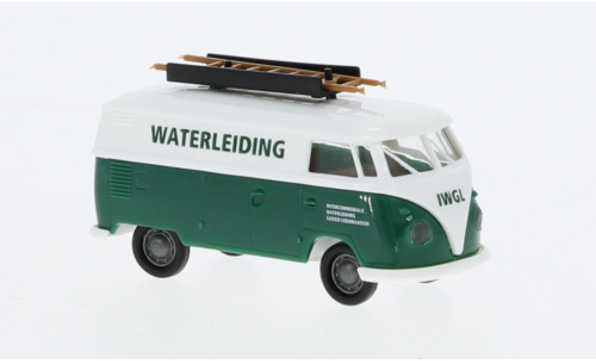 Volkswagen T1 1/87 Brekina b fourgon Waterleiding Leeuwarden 1960 modellino in miniatura