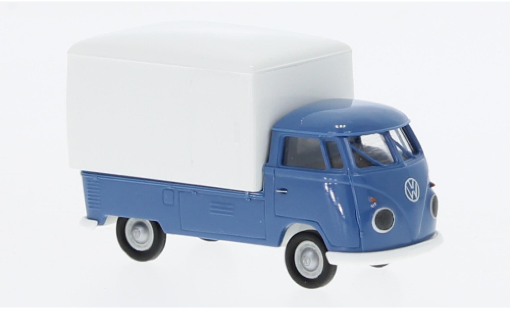 Volkswagen T1 1/87 Brekina b Großraum-wagon conteneur blu/bianco 1960 modellino in miniatura