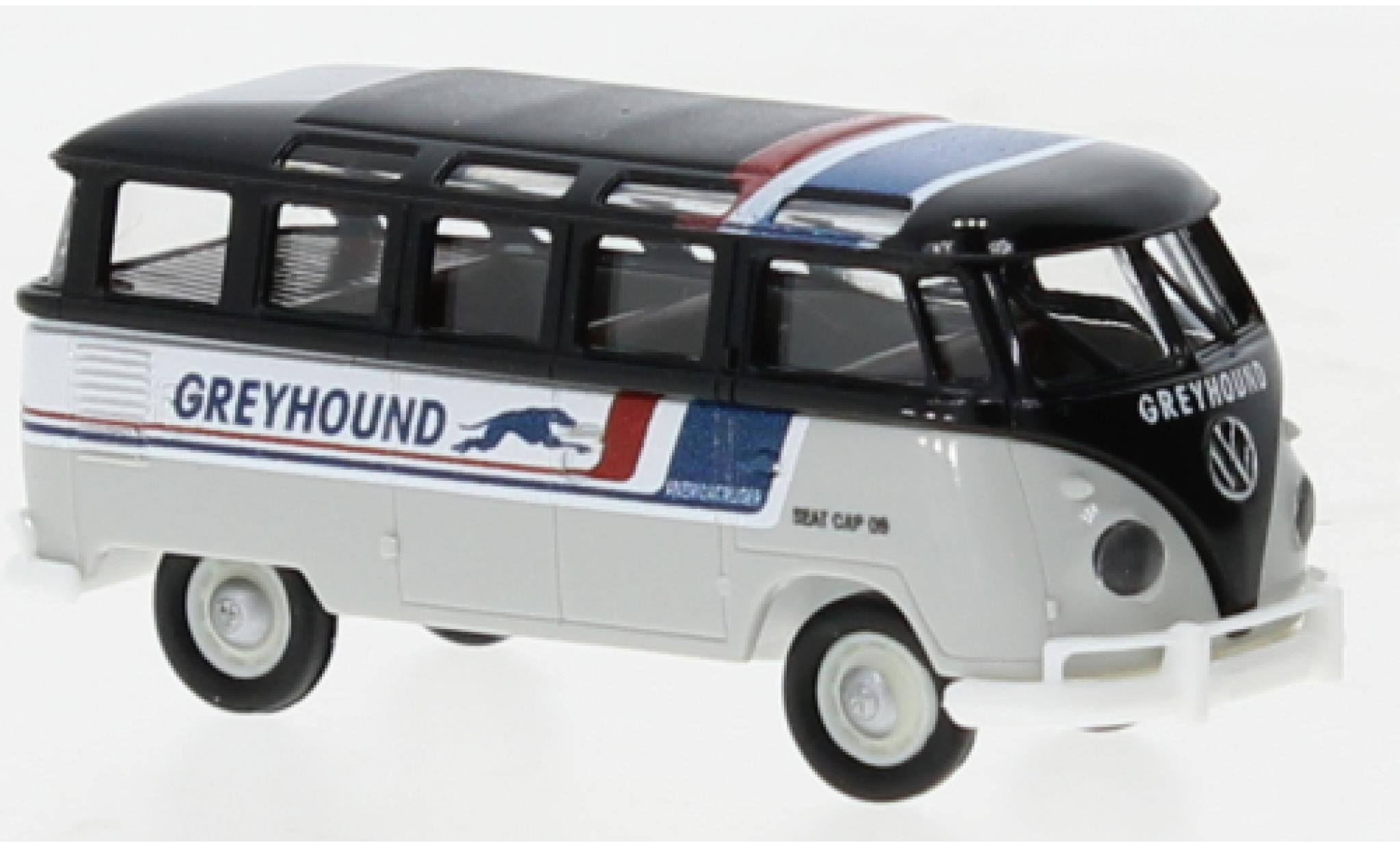Volkswagen T1 1/87 Brekina b Samba Greyhound 1960 modellino in miniatura