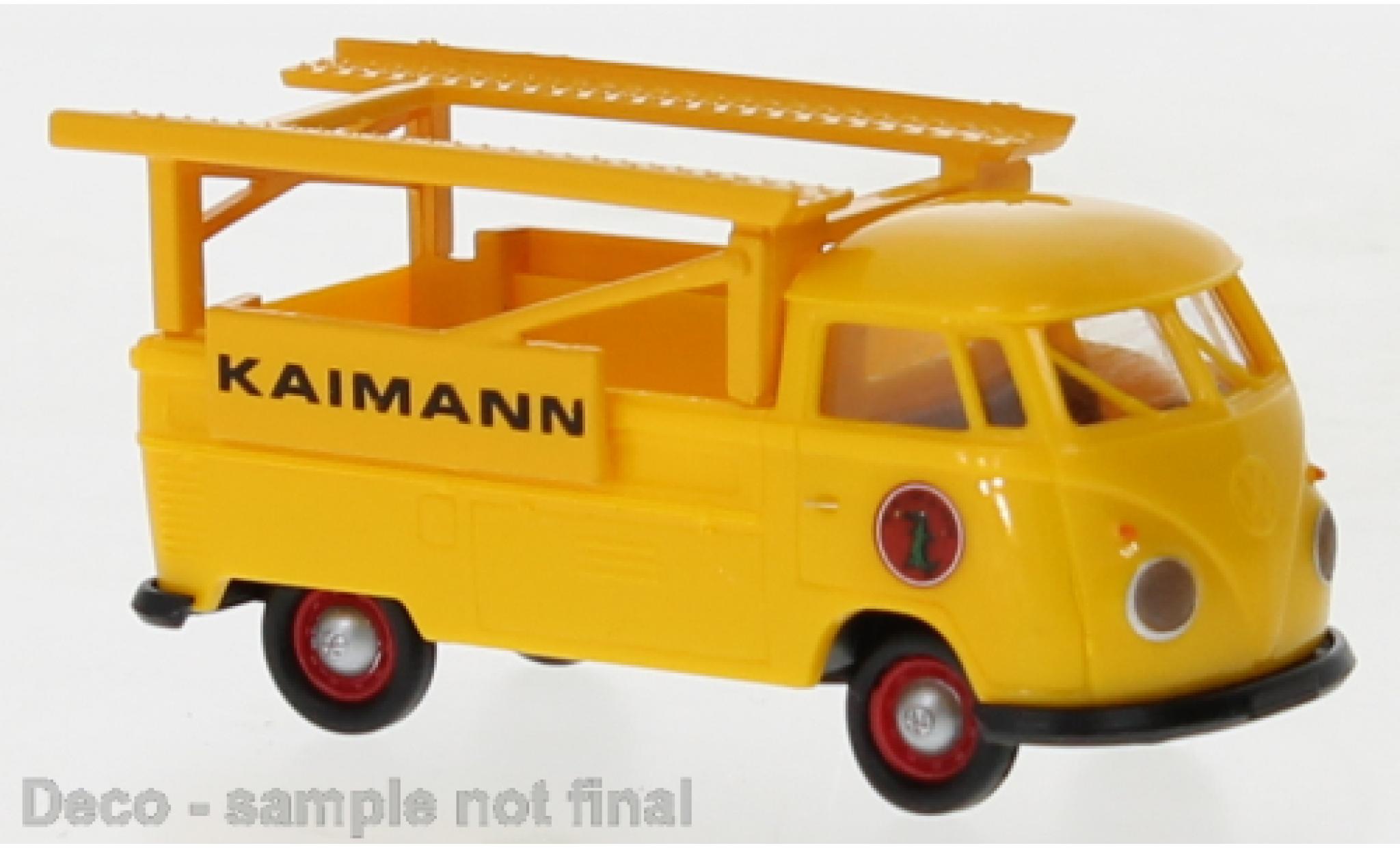 Volkswagen T1 1/87 Brekina b transporteur Race Kaimann Kaimann 1960 modellino in miniatura