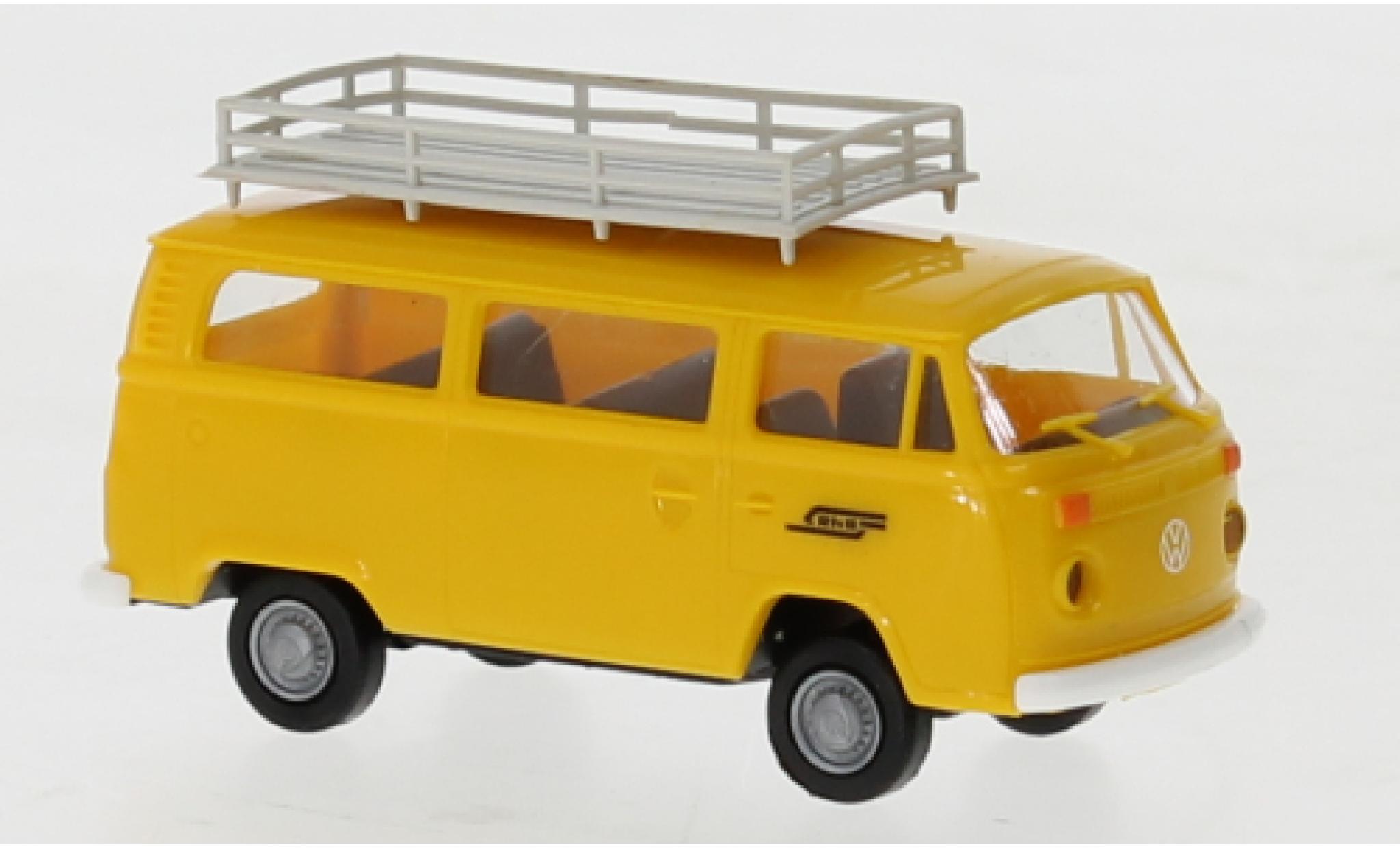 Volkswagen T2 1/87 Brekina camionnette giallo Räthische Bahn 1973 modellino in miniatura
