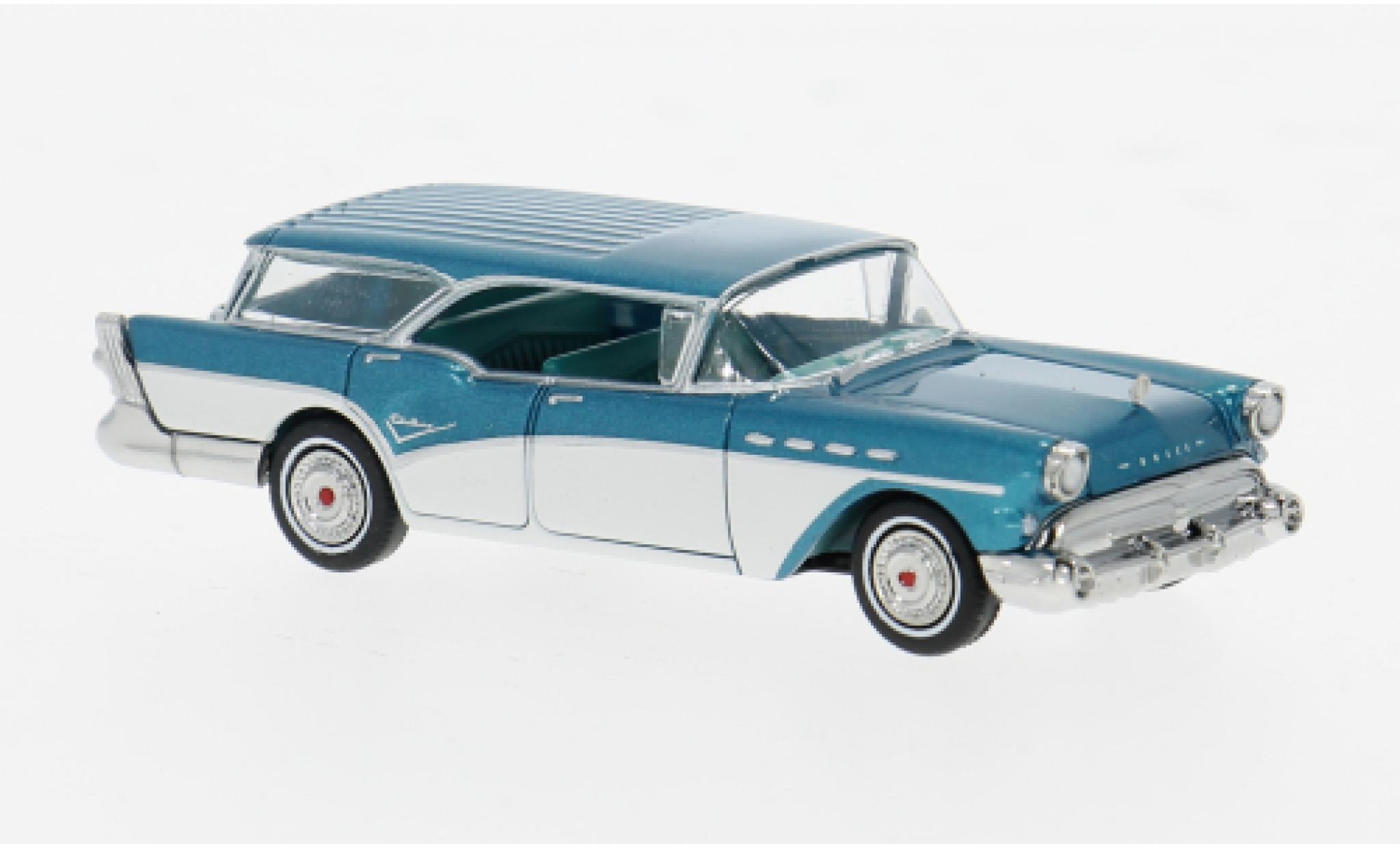 Buick Century Brekina Caballero metallise türkis/weiss 1957 1:87 modellino in miniatura