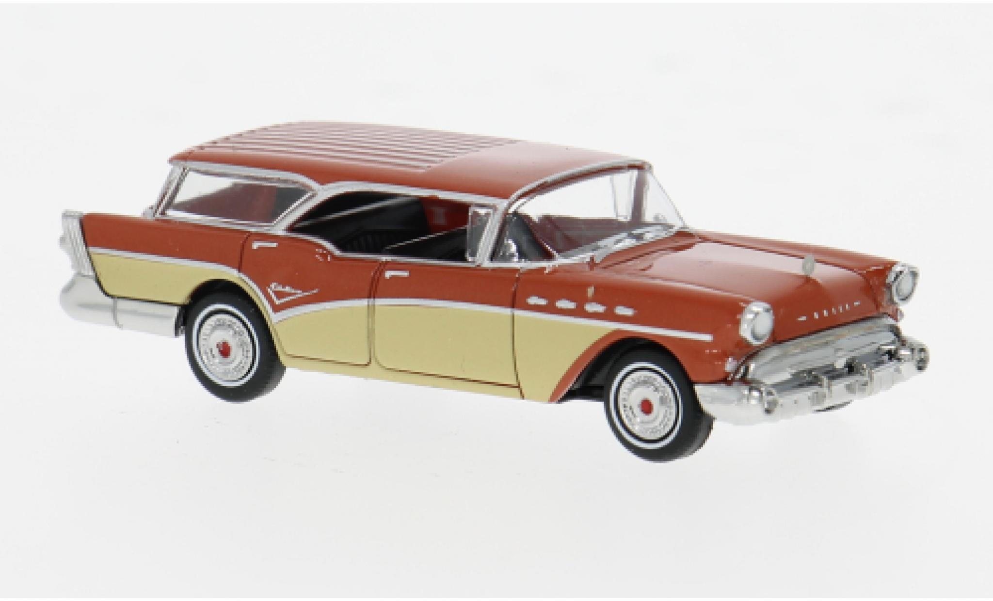 Buick Century 1/87 Brekina Caballero metallise orange/beige 1957 1:87 modellino in miniatura