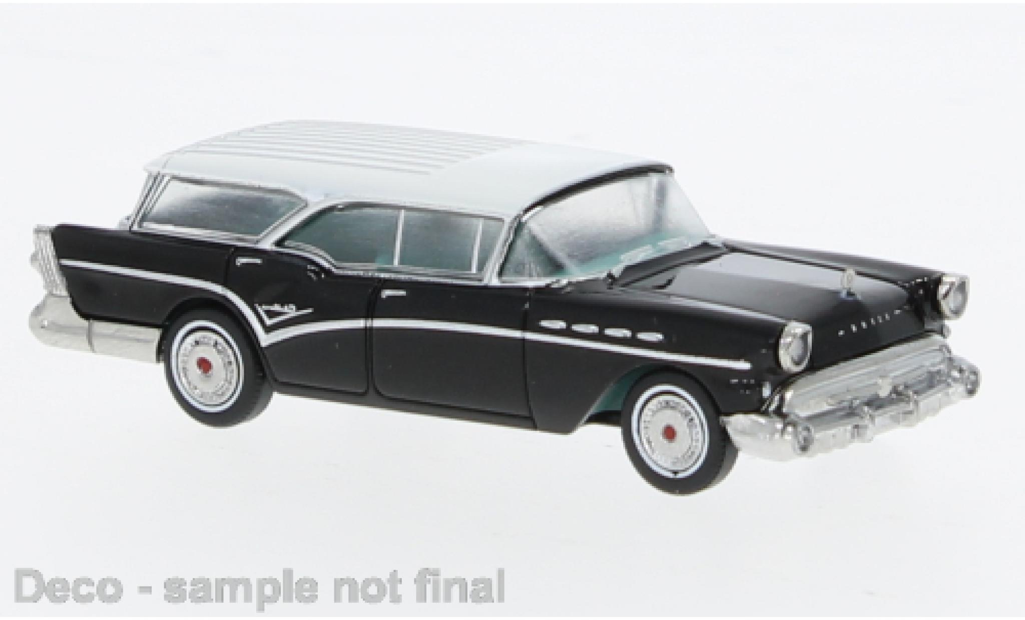 Buick Century 1/87 Brekina Caballero schwarz/weiss 1957 1:87 modellino in miniatura