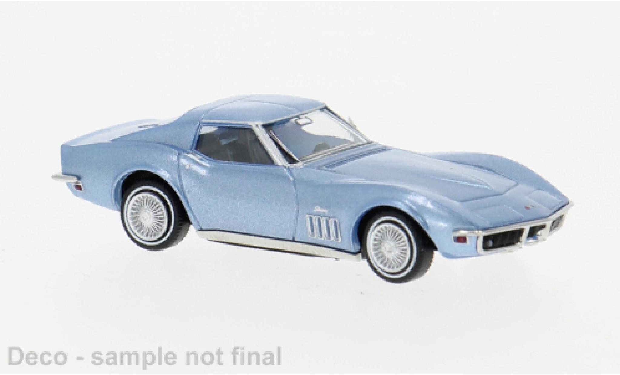 Chevrolet Corvette 1/87 Brekina C3 blau 1967 1:87 modellino in miniatura