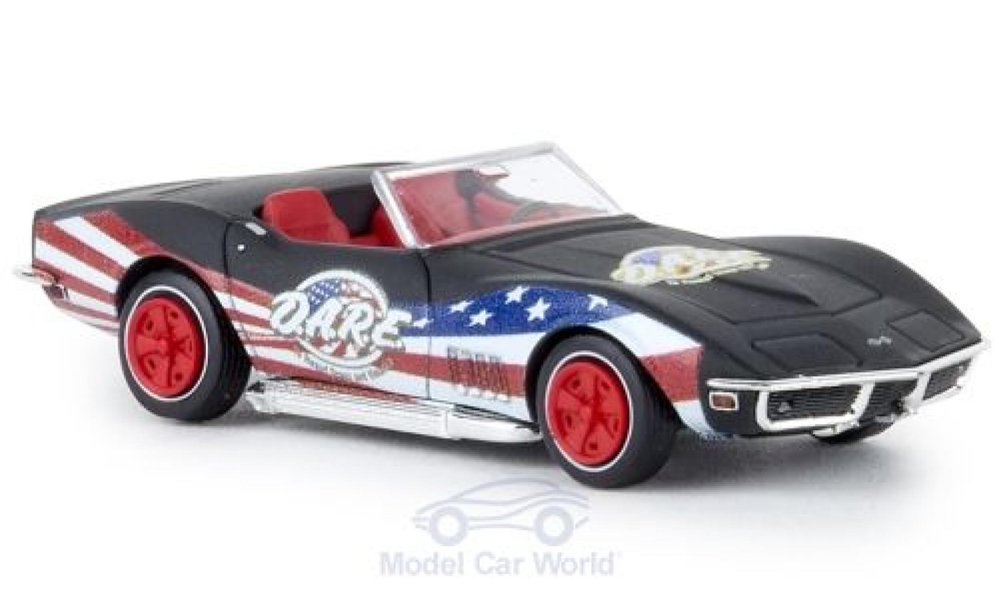 Chevrolet Corvette 1/87 Brekina C3 Cabrio D.A.R.E. modellino in miniatura