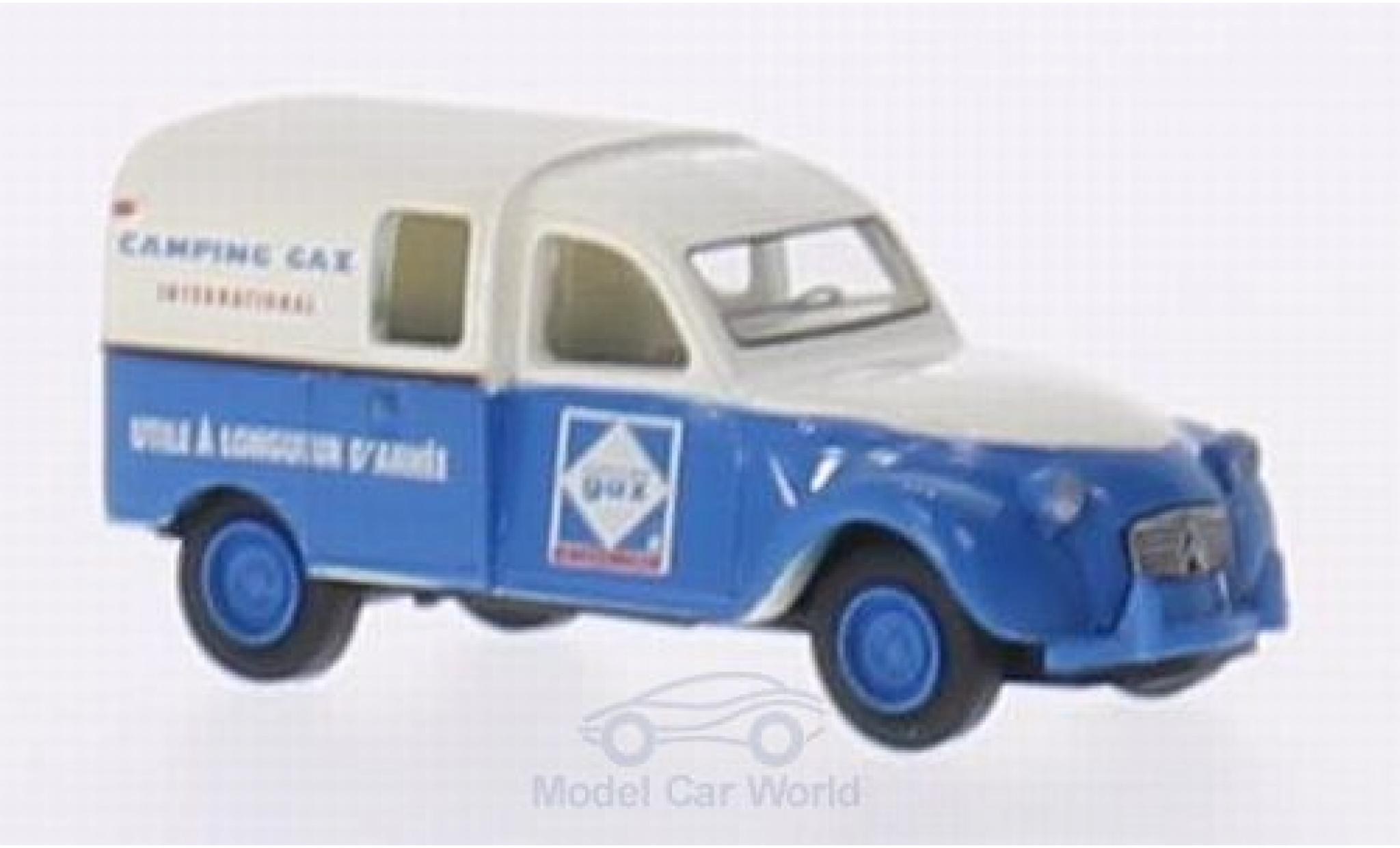 Citroen 2CV 1/87 Brekina 2 CV AZU Camping Gaz International (F) modellino in miniatura