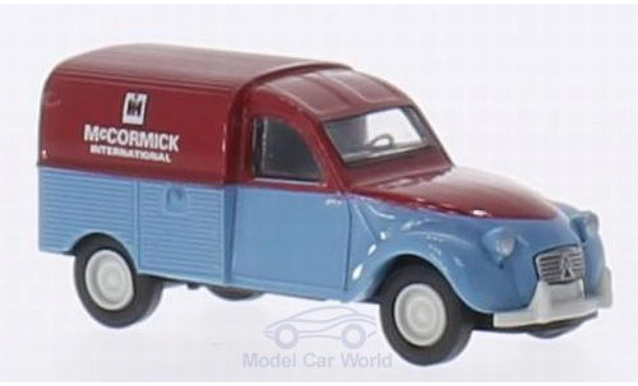 Citroen 2CV 1/87 Brekina AZU McCormick modellino in miniatura