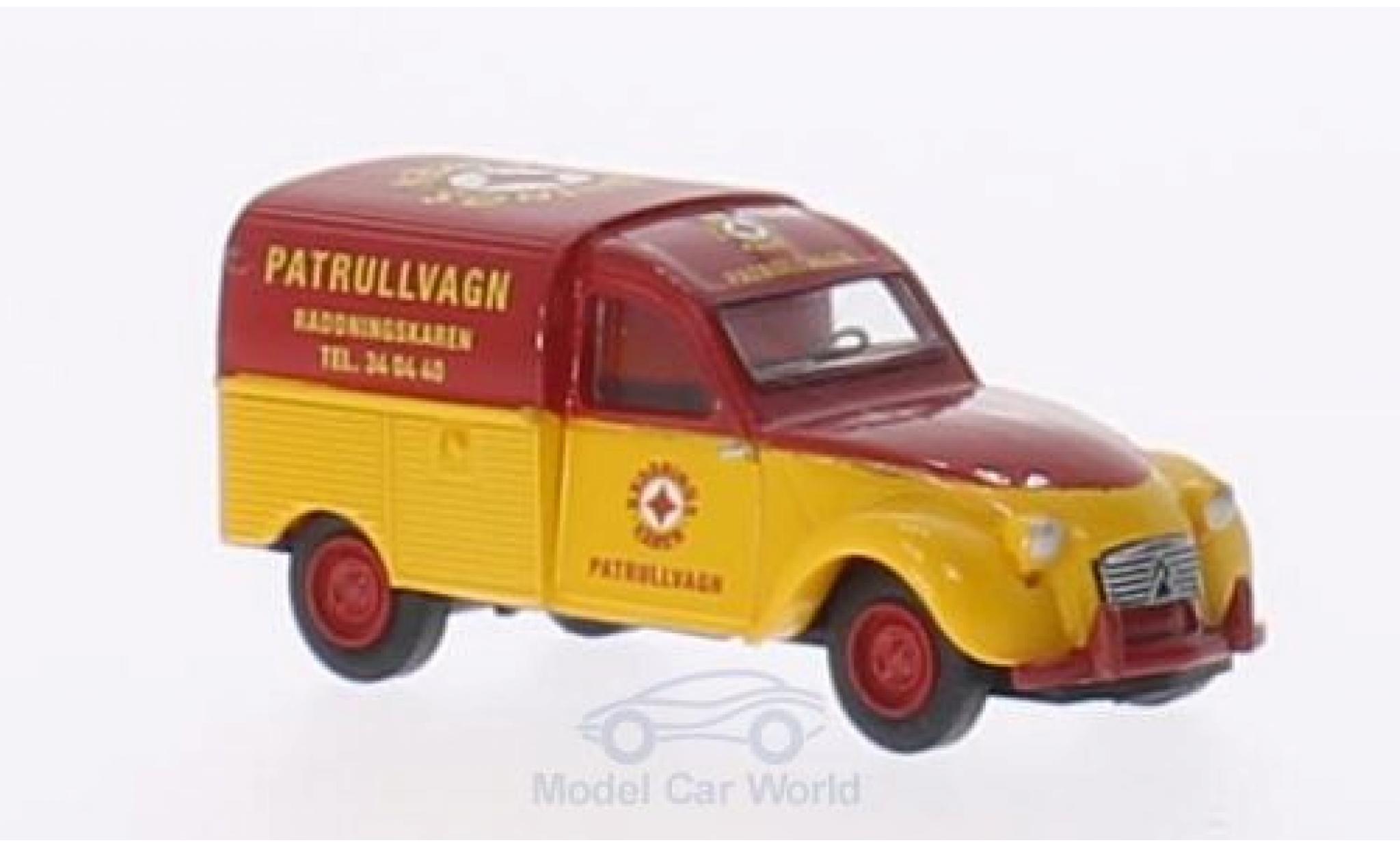 Citroen 2CV 1/87 Brekina AZU Patrullvagn (S) modellino in miniatura