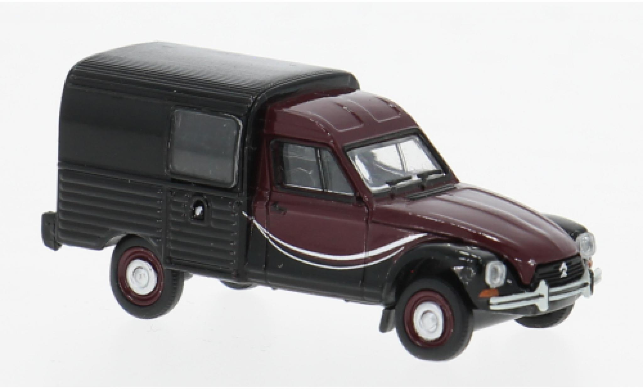 Citroen Acadiane Brekina rot/schwarz 1976 1:87 modellino in miniatura