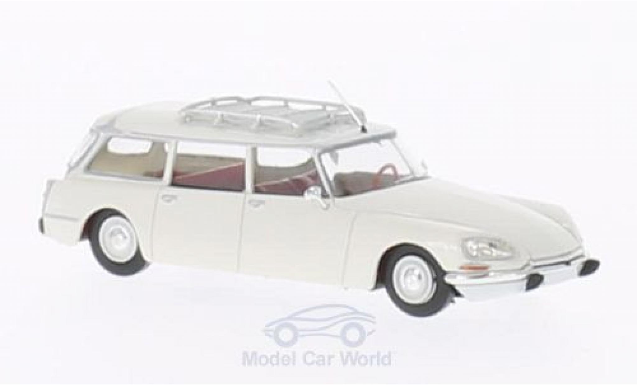 Citroen DS 1/87 Brekina Break bianco modellino in miniatura