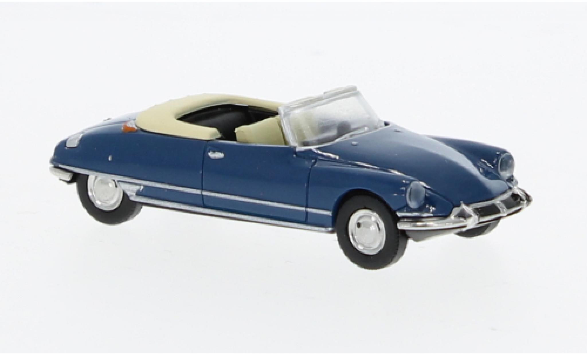 Citroen DS 1/87 Brekina Cabrio blau 1963 1:87 modellino in miniatura