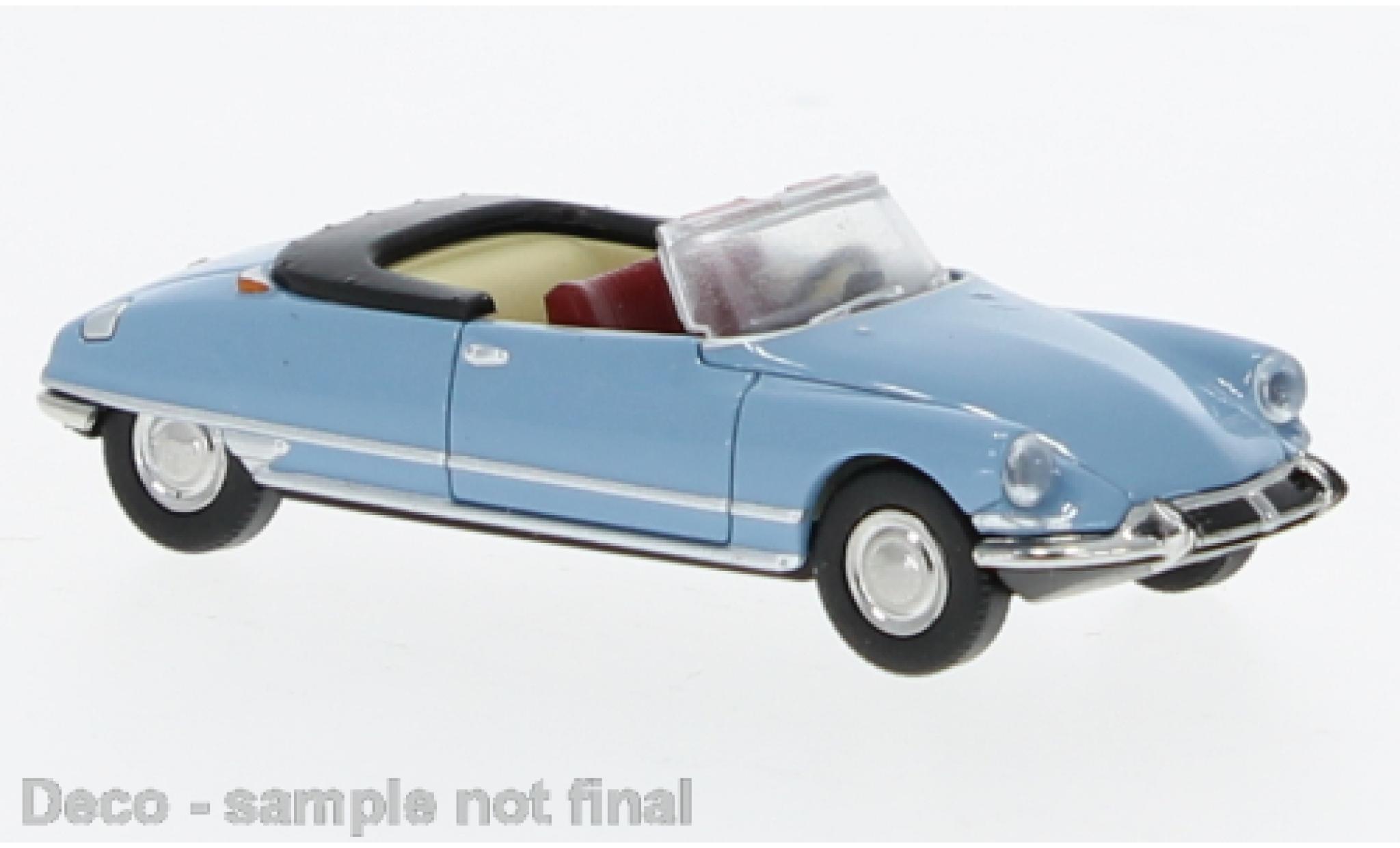 Citroen DS 1/87 Brekina Cabrio blau 1963 1:87 modellino in miniatura