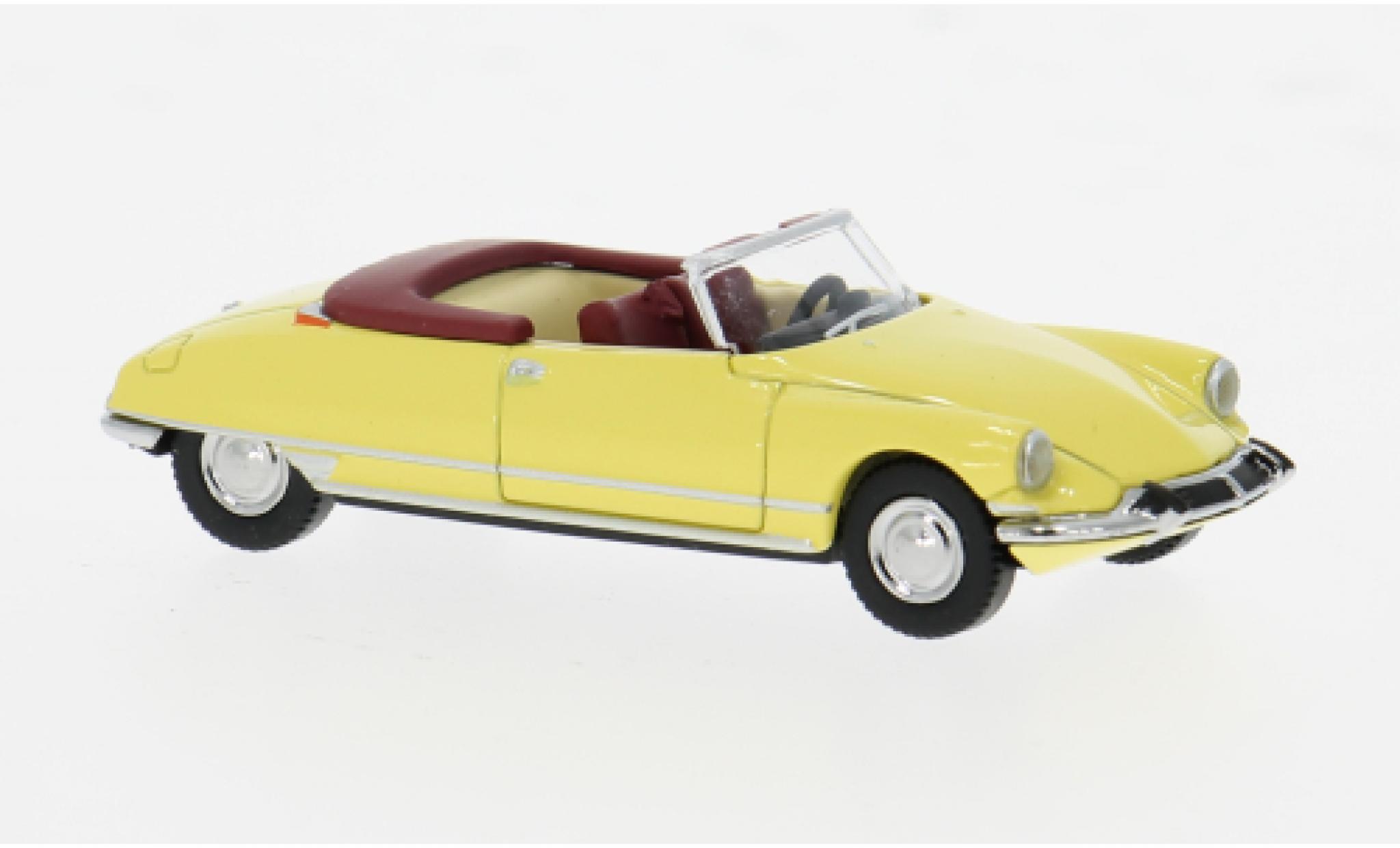 Citroen DS 1/87 Brekina Cabrio gelb 1963 1:87 modellino in miniatura