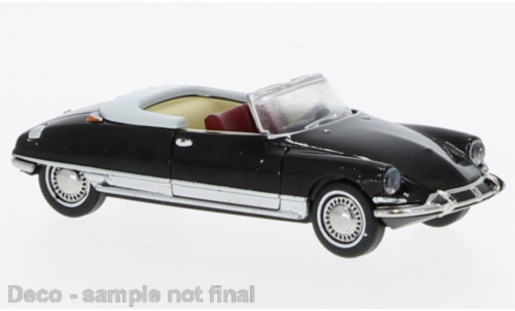 Citroen DS 1/87 Brekina Cabrio schwarz 1963 1:87 modellino in miniatura