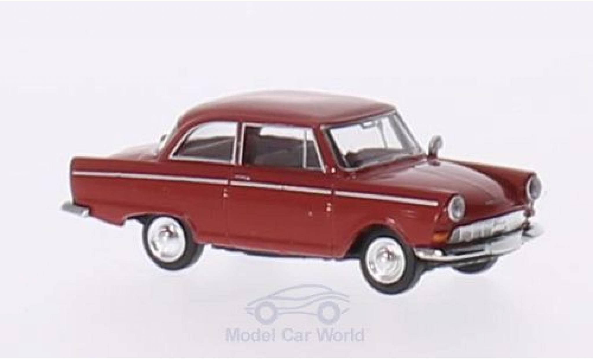 DKW Junior 1/87 Brekina rosso modellino in miniatura