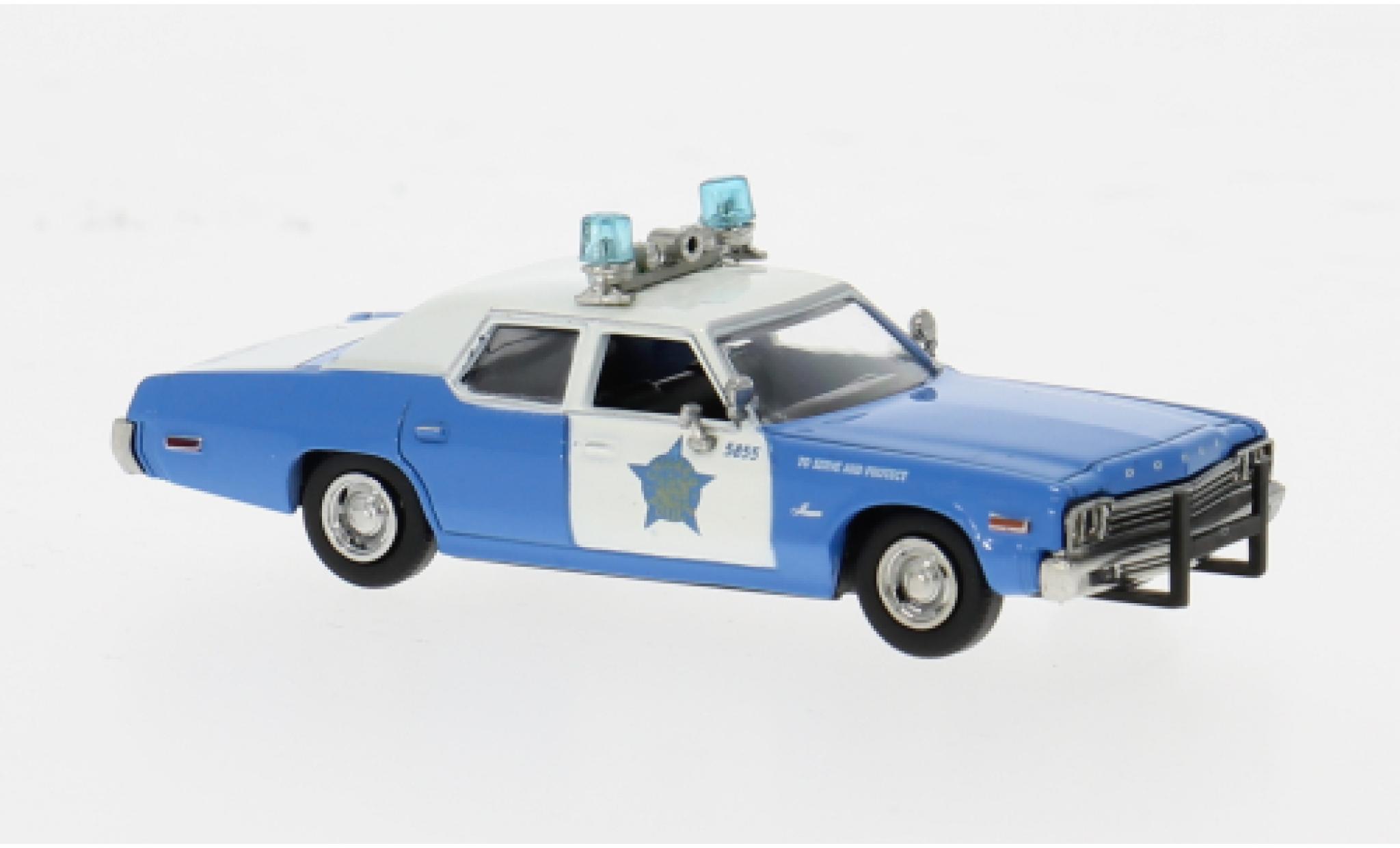 Dodge Monaco 1/87 Brekina Chicago Police 1974 1:87 modellino in miniatura