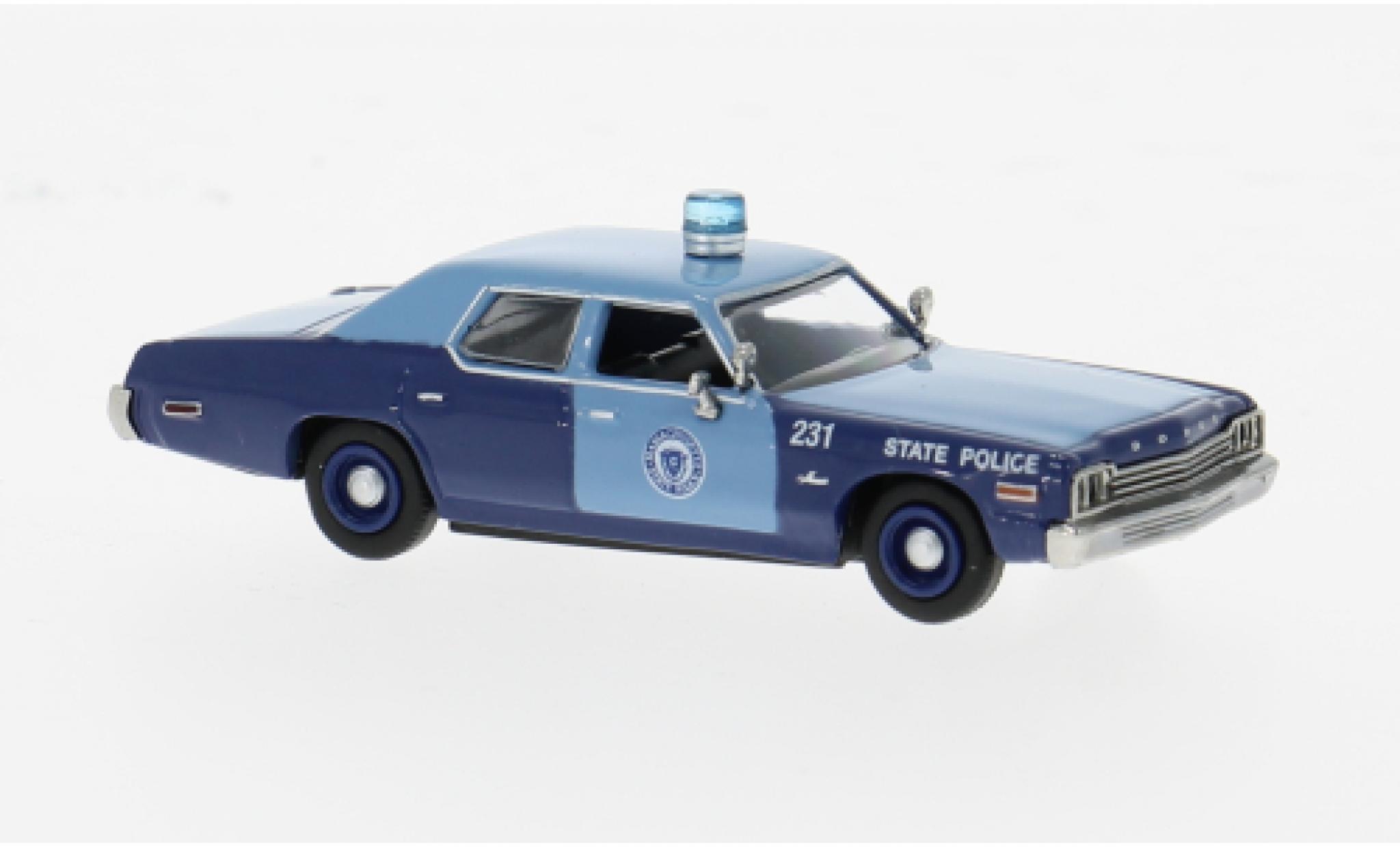 Dodge Monaco 1/87 Brekina Massachusetts State Police 1974 1:87 modellino in miniatura