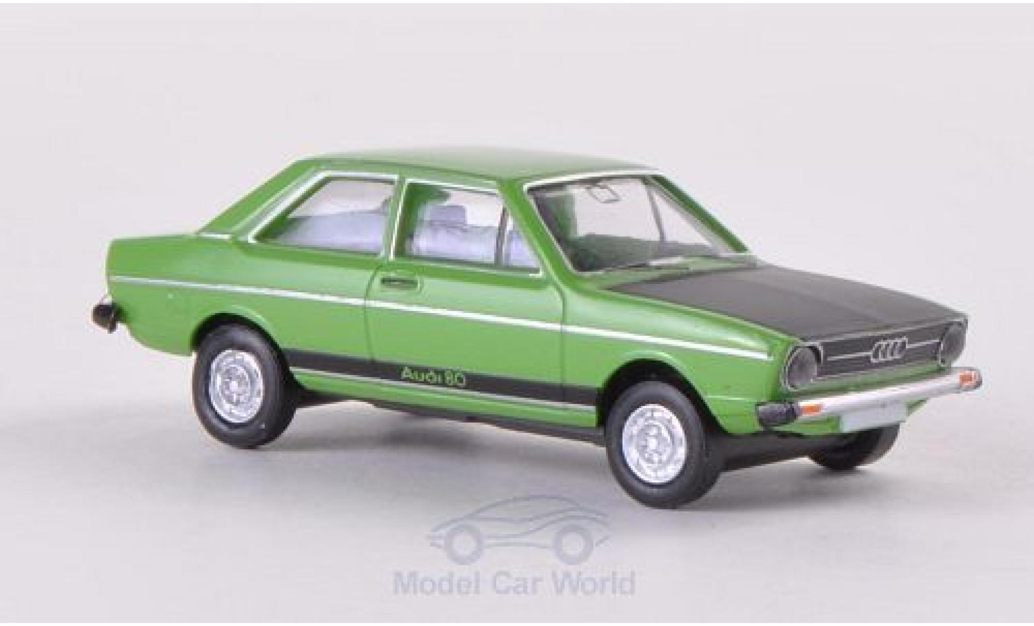 Audi 80 1/87 Brekina GT verde/matt-nero modellino in miniatura