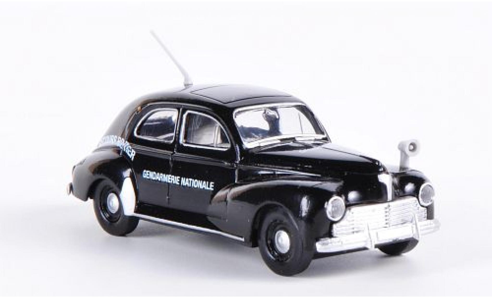 Peugeot 203 1/87 Brekina Drummer Gendamerie Nationale - Secours routier modellino in miniatura