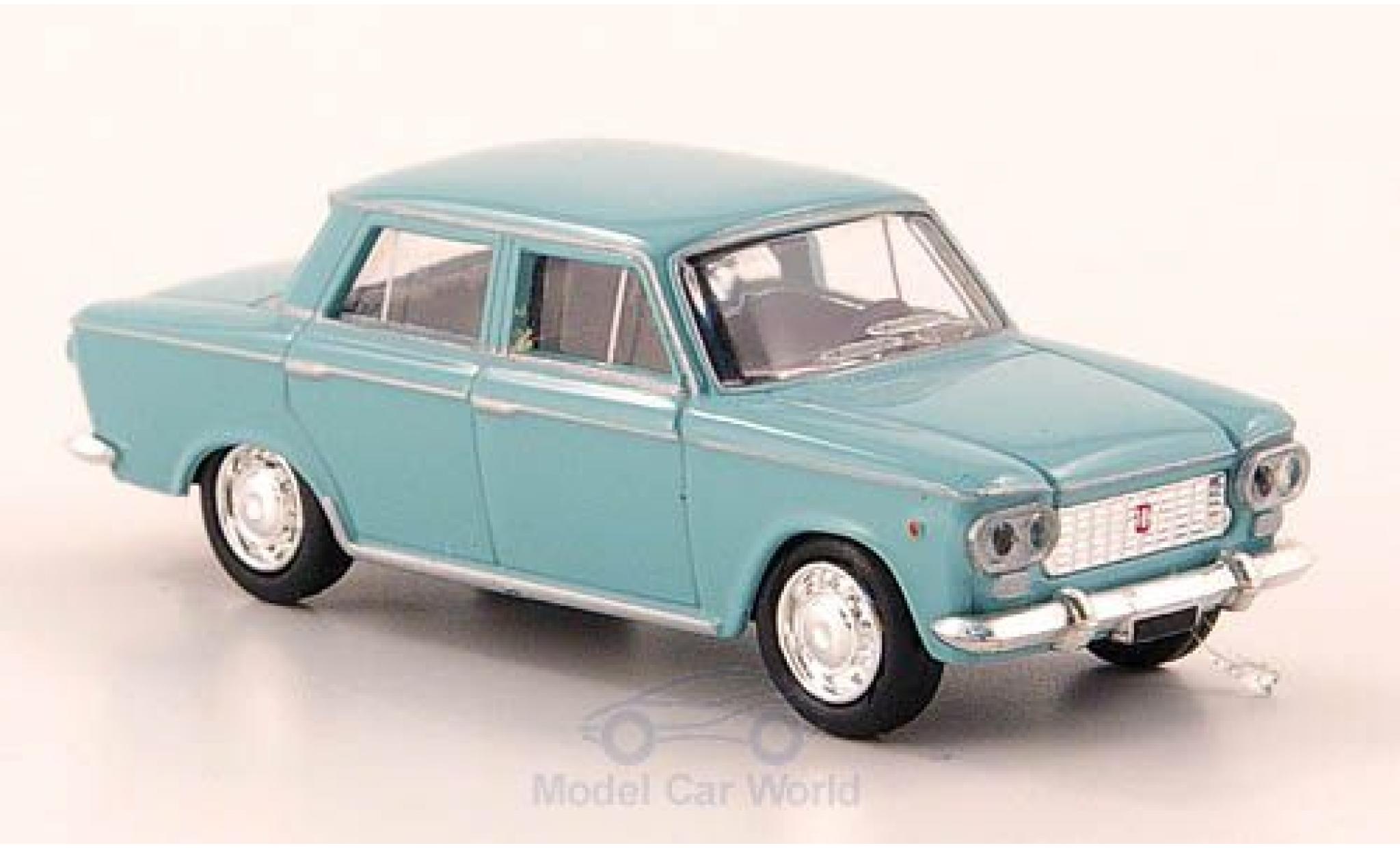 Fiat 130 1/87 Brekina 0 Limousine türkis modellino in miniatura