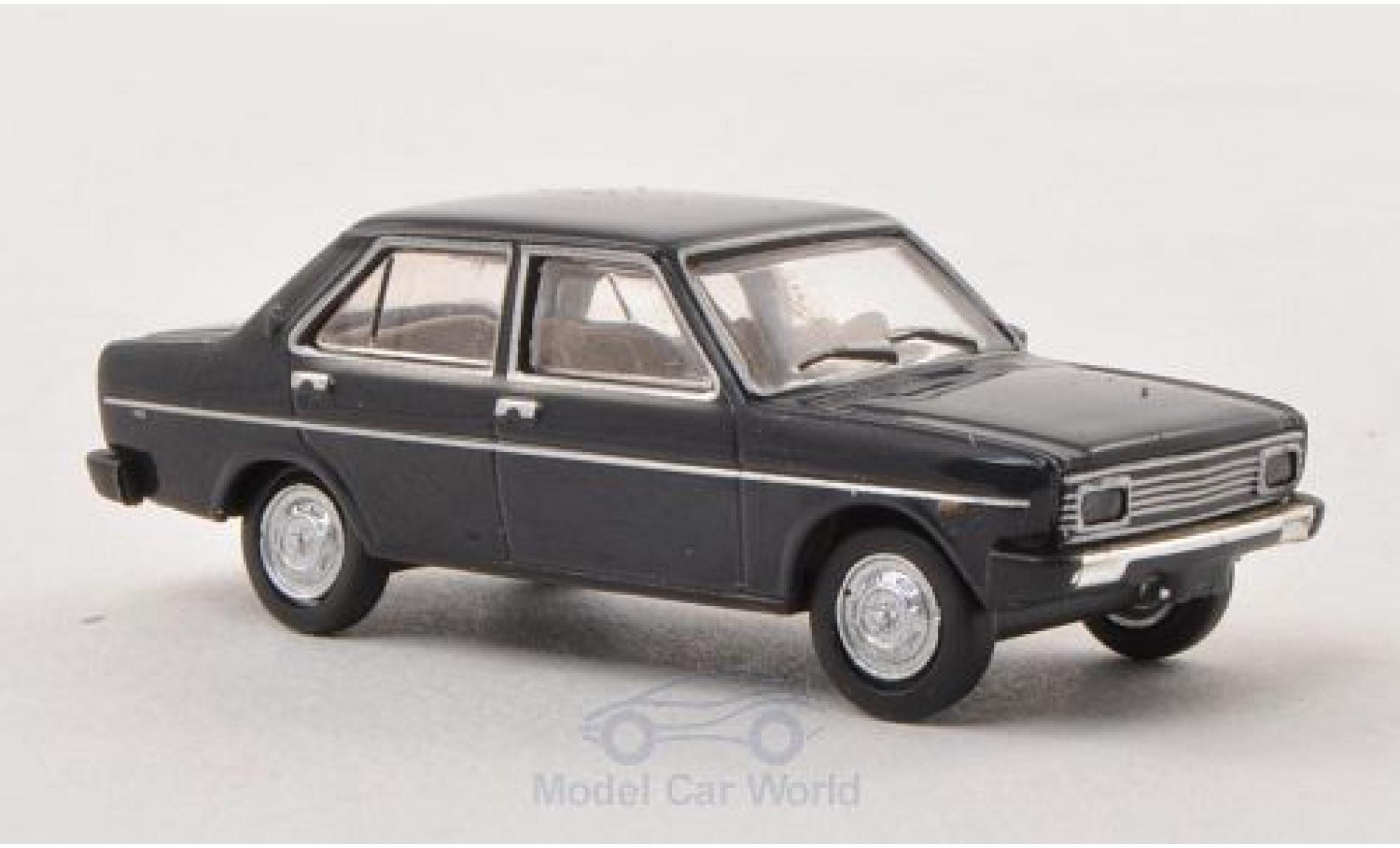 Fiat 131 1/87 Brekina Mirafiori nero Ausführung mit Rechteckscheinwerfern modellino in miniatura