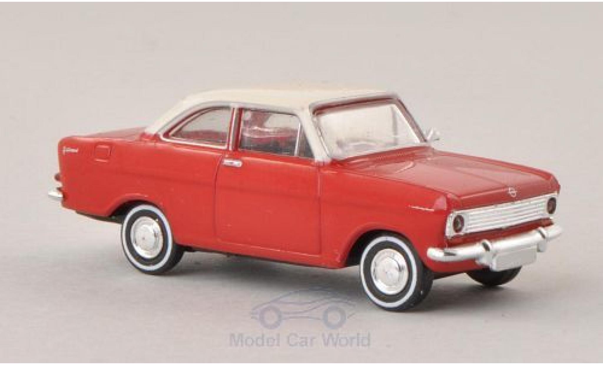 Opel Kadett 1/87 Brekina A Coupe rosso/bianco modellino in miniatura