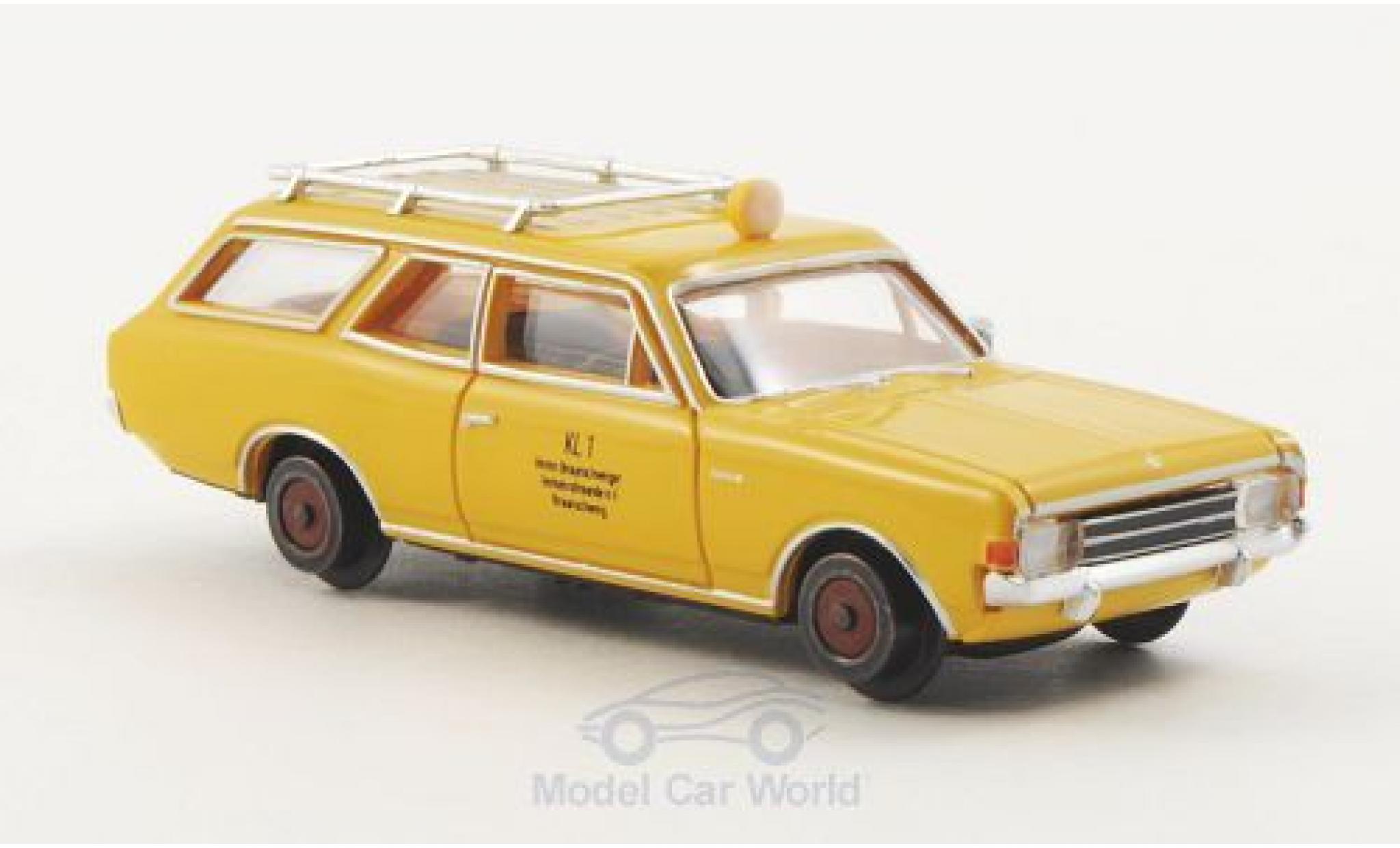 Opel Rekord 1/87 Brekina C Draisine Verkehrsfreunde modellino in miniatura