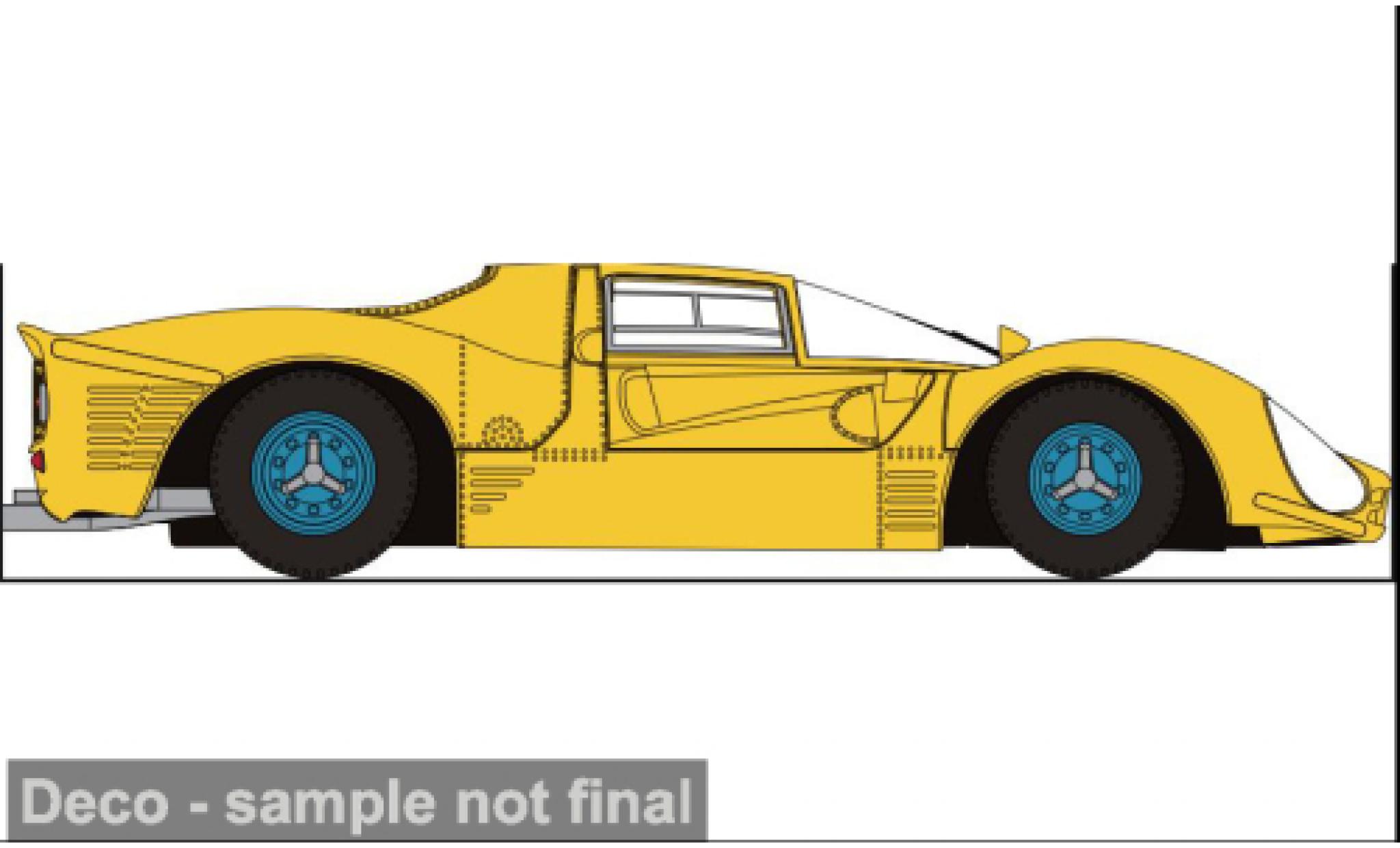 Ferrari 330 Brekina P3 Berlinetta gelb 1967 1:87 modellino in miniatura