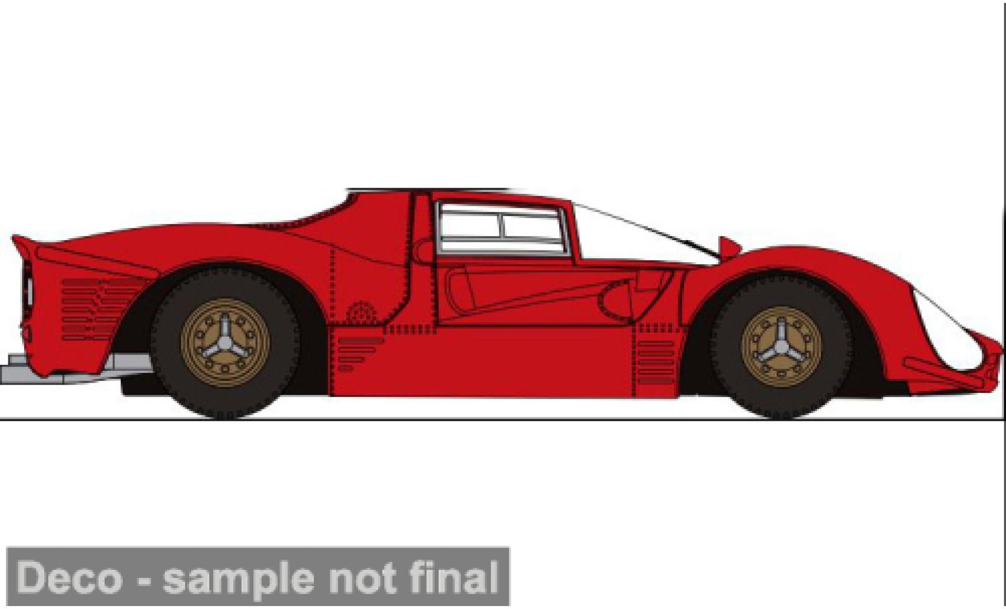 Ferrari 330 Brekina P3 Berlinetta rot 1967 1:87 modellino in miniatura