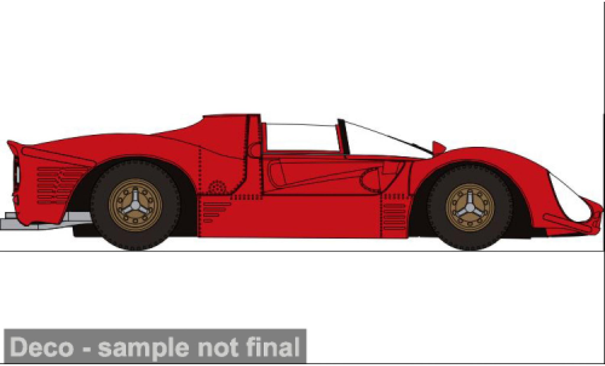 Ferrari 330 Brekina P3 Spyder rot 1967 1:87 modellino in miniatura