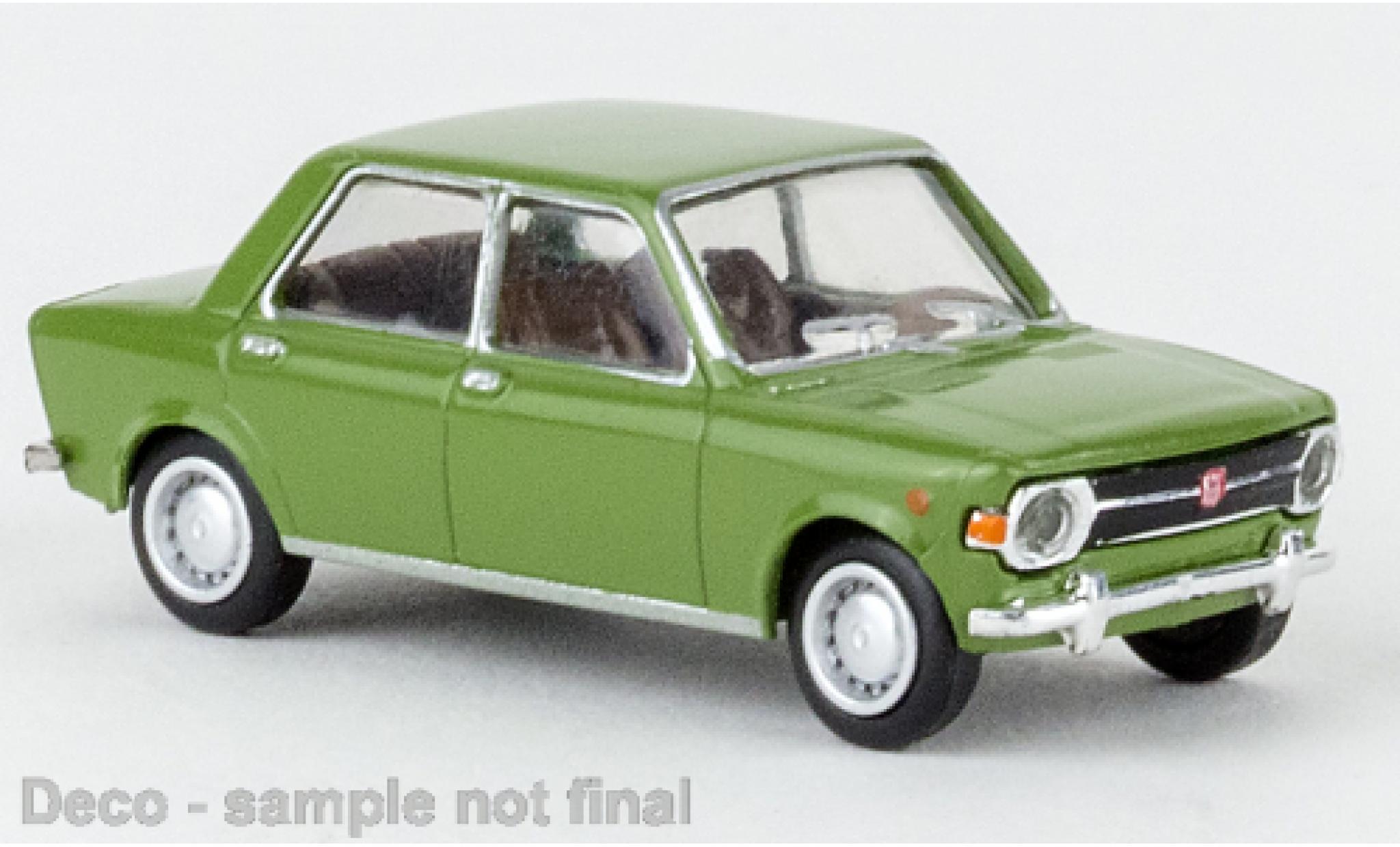 Fiat 128 1/87 Brekina verde 1969 modellino in miniatura