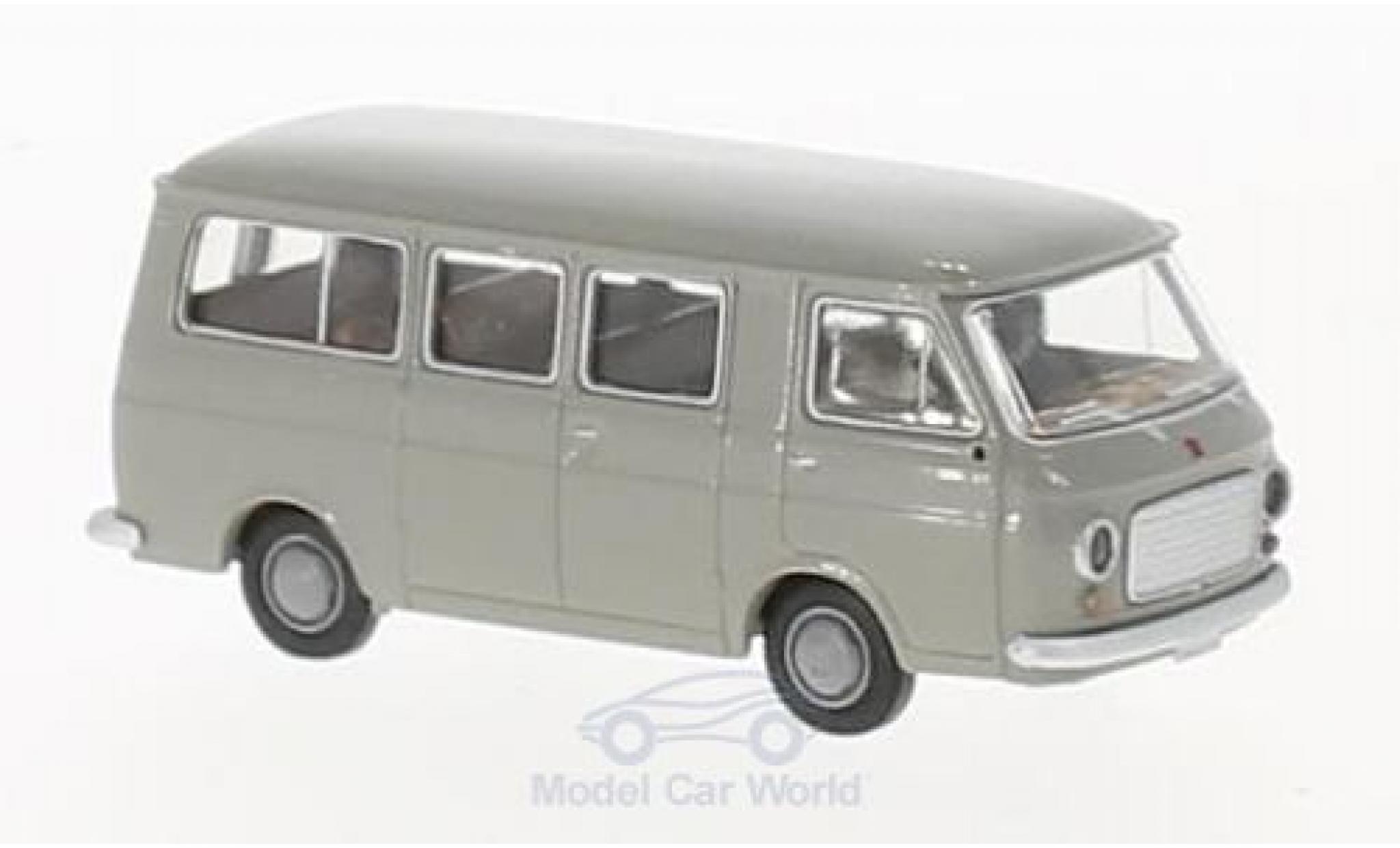 Fiat 238 1/87 Brekina Bus grigio modellino in miniatura