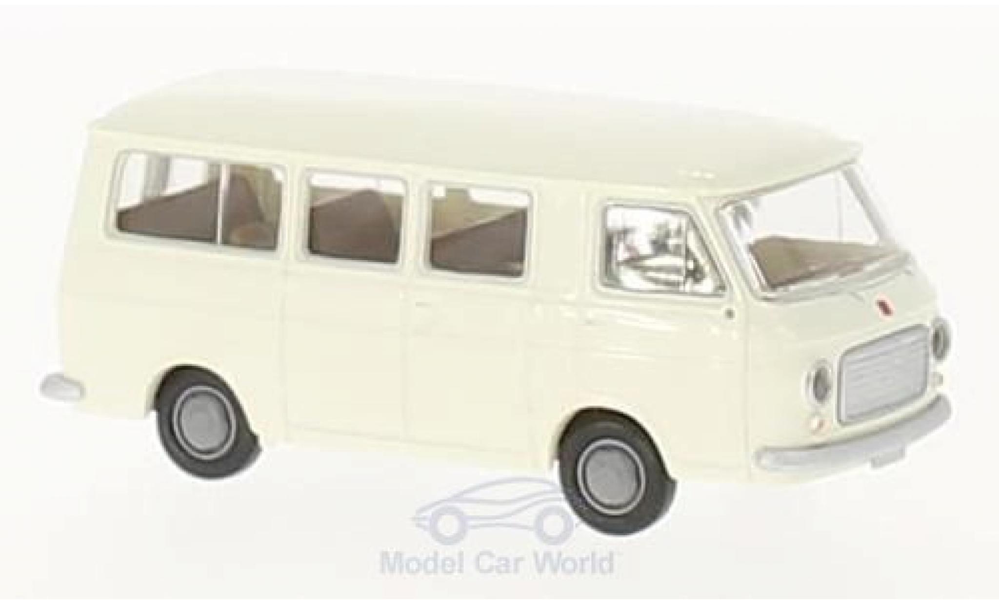 Fiat 238 1/87 Brekina Bus bianco modellino in miniatura