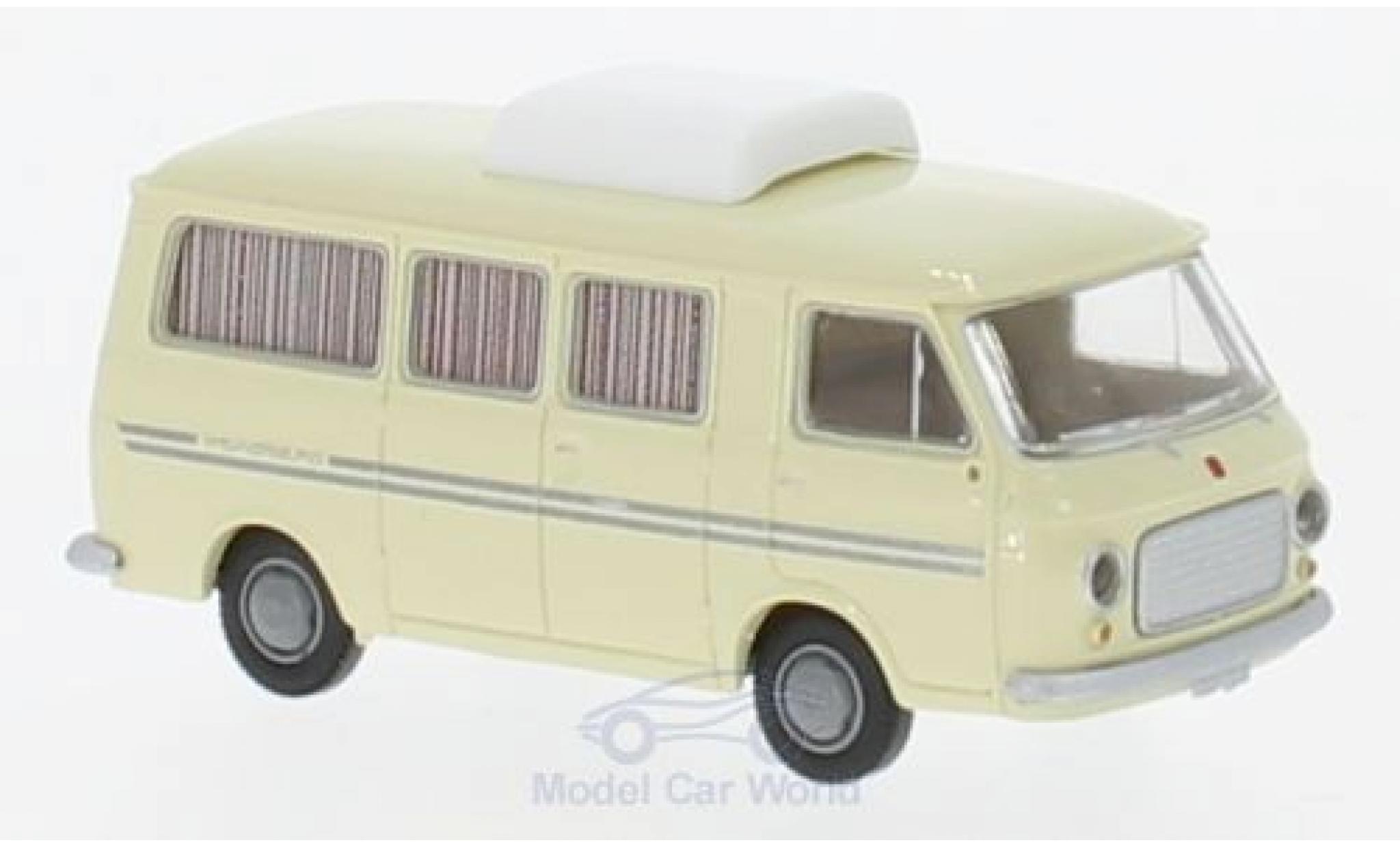 Fiat 238 1/87 Brekina Camper Weinsberg beige modellino in miniatura