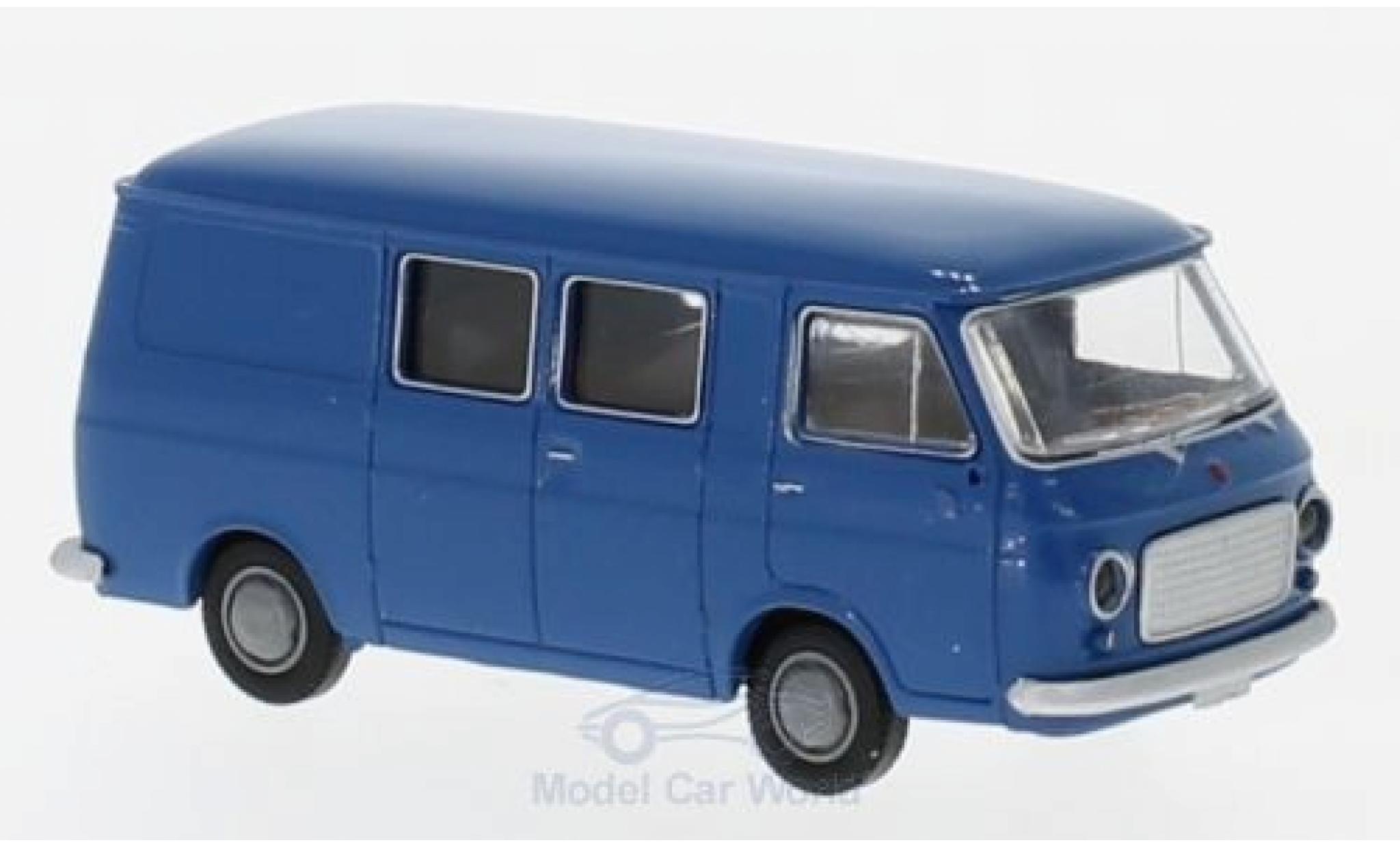 Fiat 238 1/87 Brekina Halbbus blu modellino in miniatura