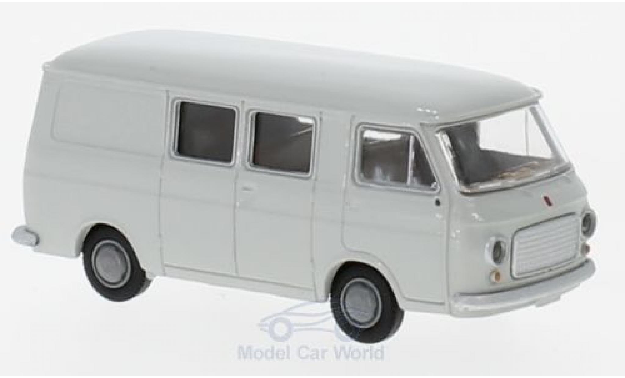 Fiat 238 1/87 Brekina Halbbus grigio modellino in miniatura