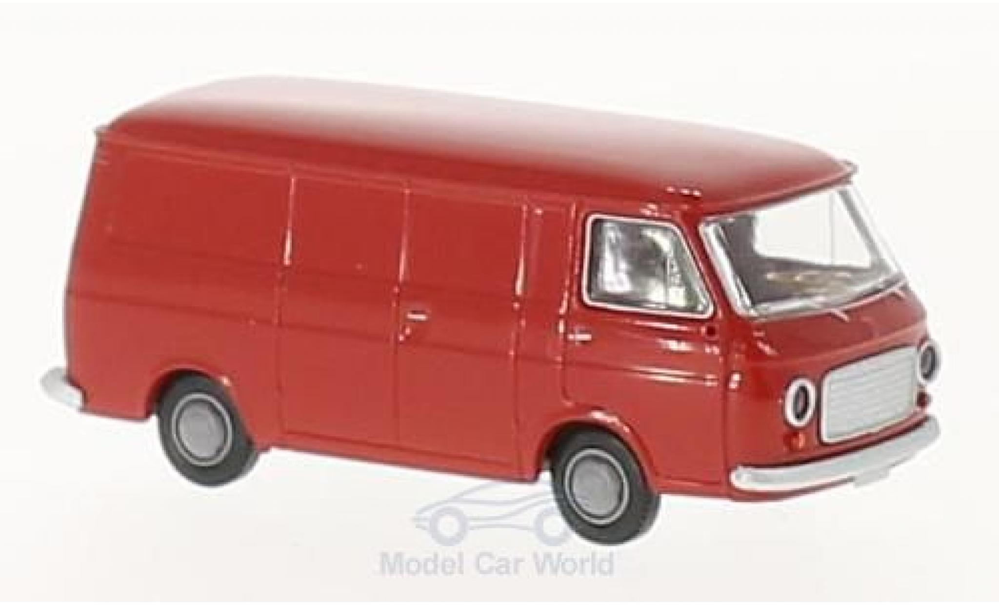 Fiat 238 1/87 Brekina Kastenwagen rosso modellino in miniatura