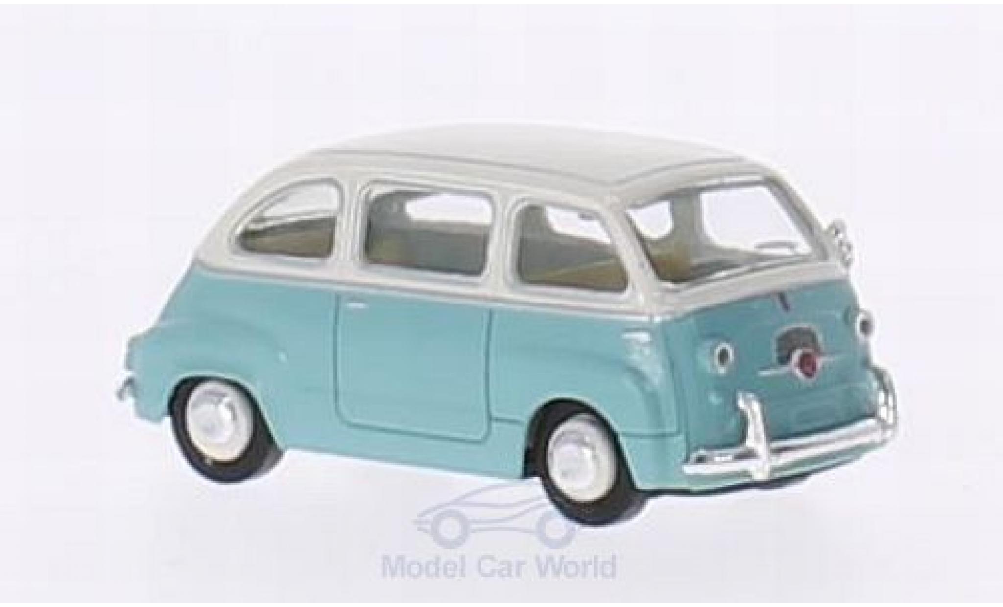Fiat Multipla 1/87 Brekina türkis/bianco modellino in miniatura