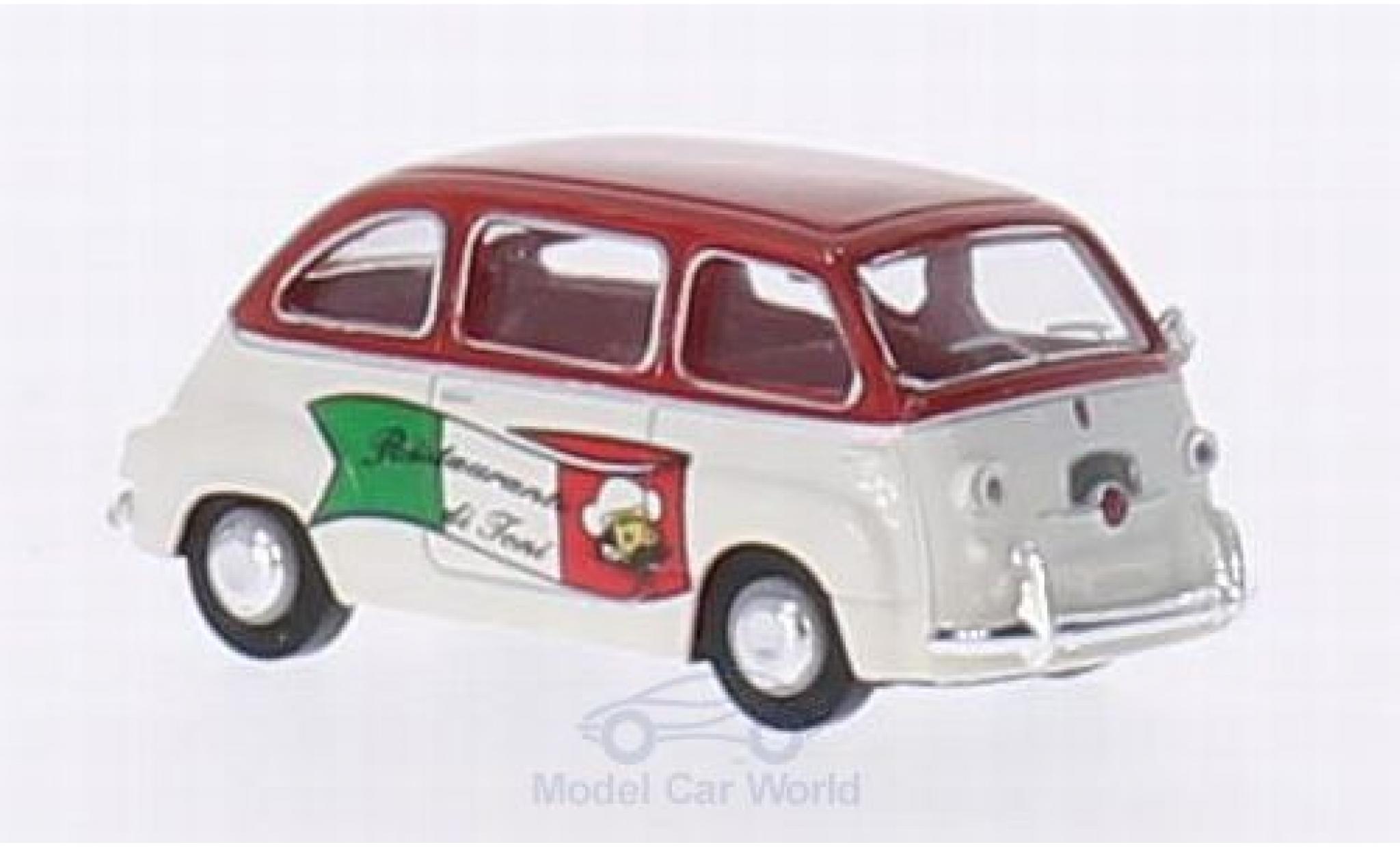 Fiat Multipla 1/87 Brekina Ristorante di Toni modellino in miniatura