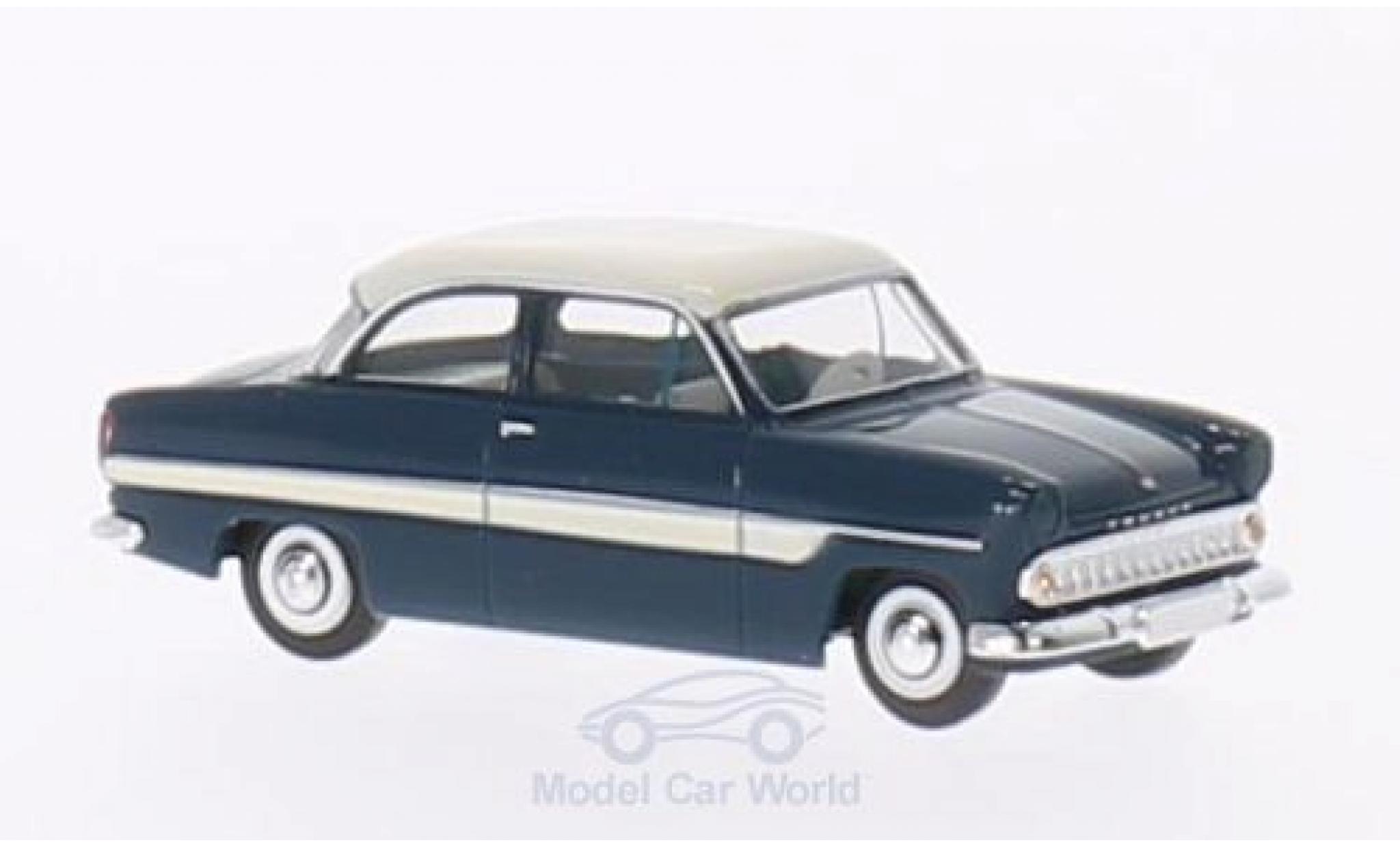 Ford 12M 1/87 Brekina 12m blu/bianco modellino in miniatura