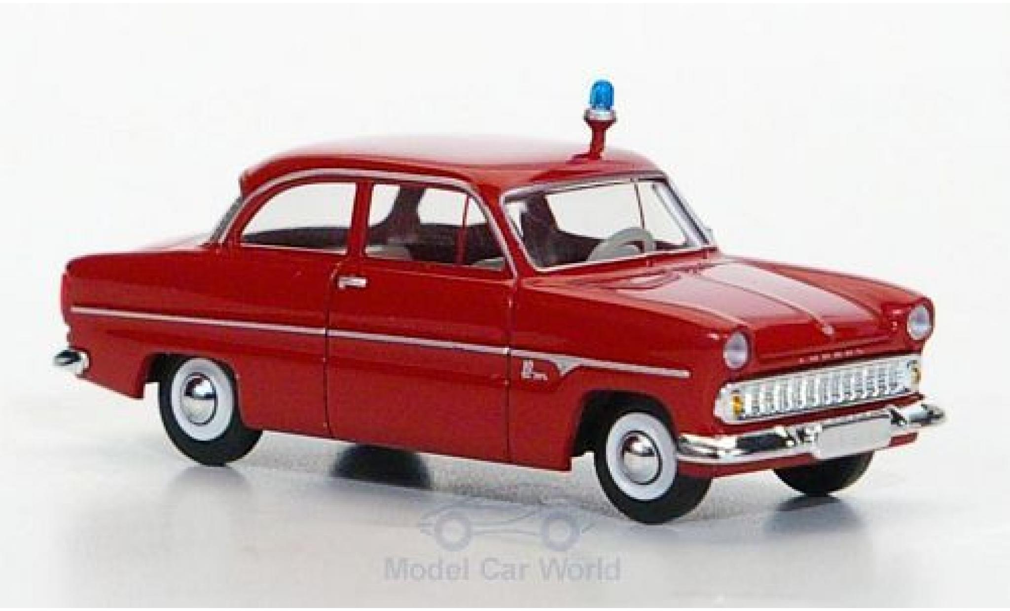 Ford 12M 1/87 Brekina Feuerwehr modellino in miniatura